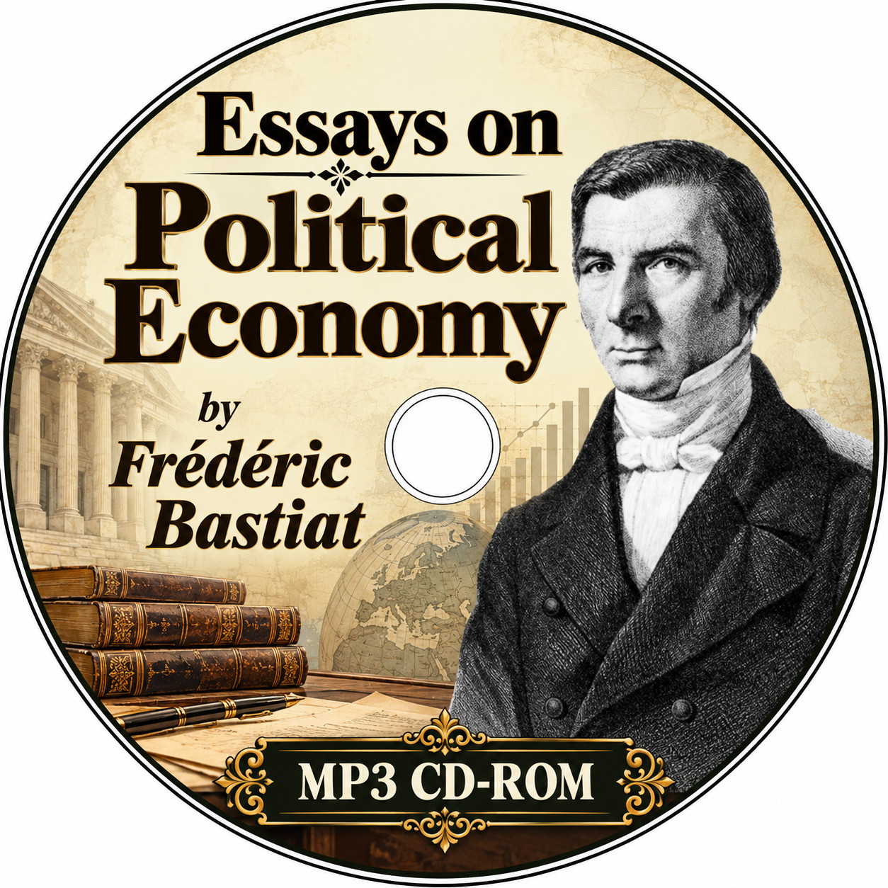 Essays on Political Economy Audiobook on 1 MP3 CD-ROM by Frederic Bastiat