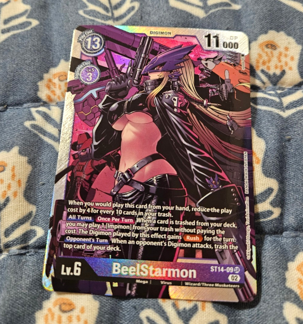 BeelStarmon FOIL SR ST14-09 Deck 14: Beelzemon - Digimon BeelStarmon FOIL SR ST14-09 Deck 14: Beelzemon - Digimon