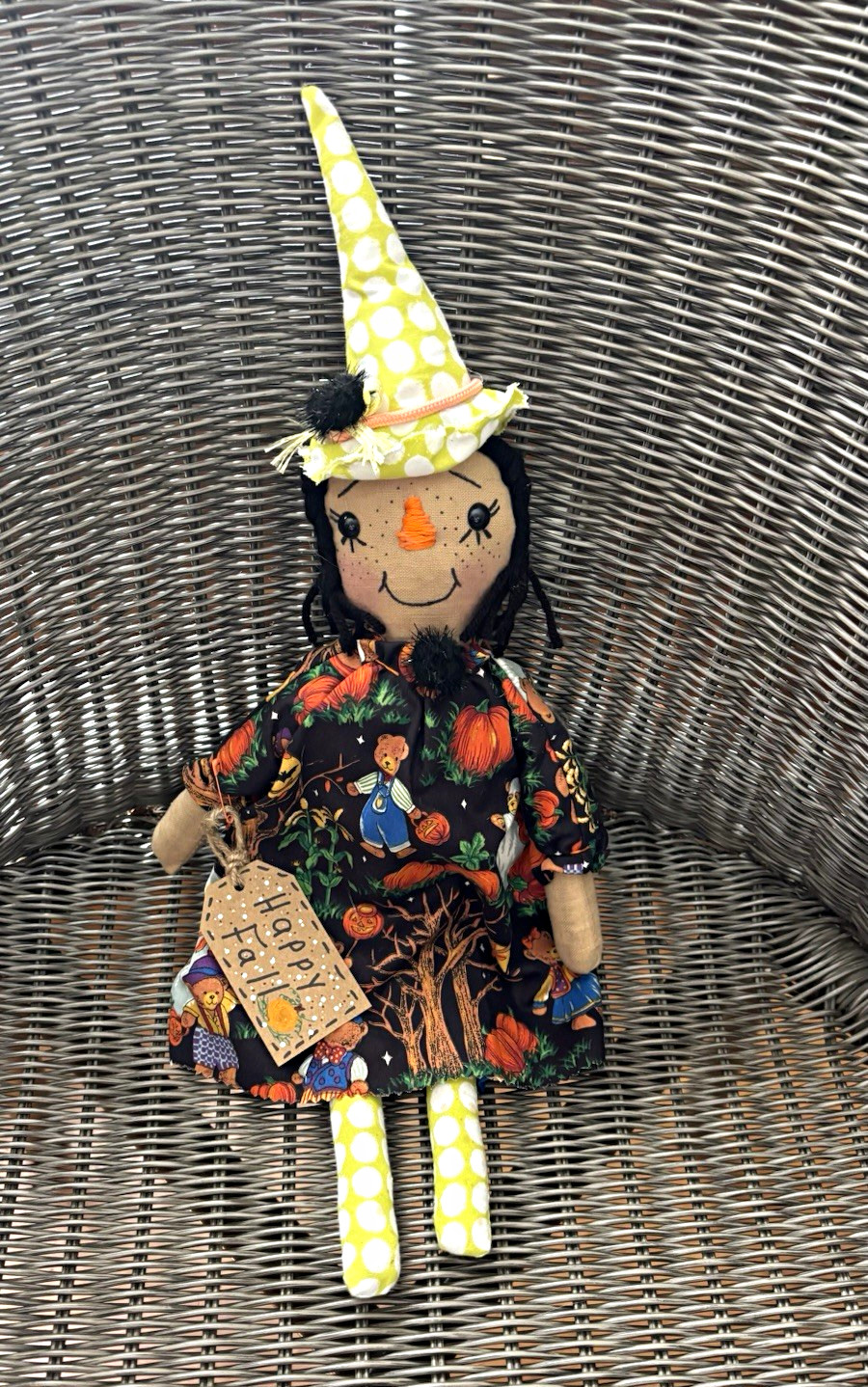 OOAK PRIMITIVE WHIMSICAL WITCH DOLL OOAK PRIMITIVE WHIMSICAL WITCH DOLL