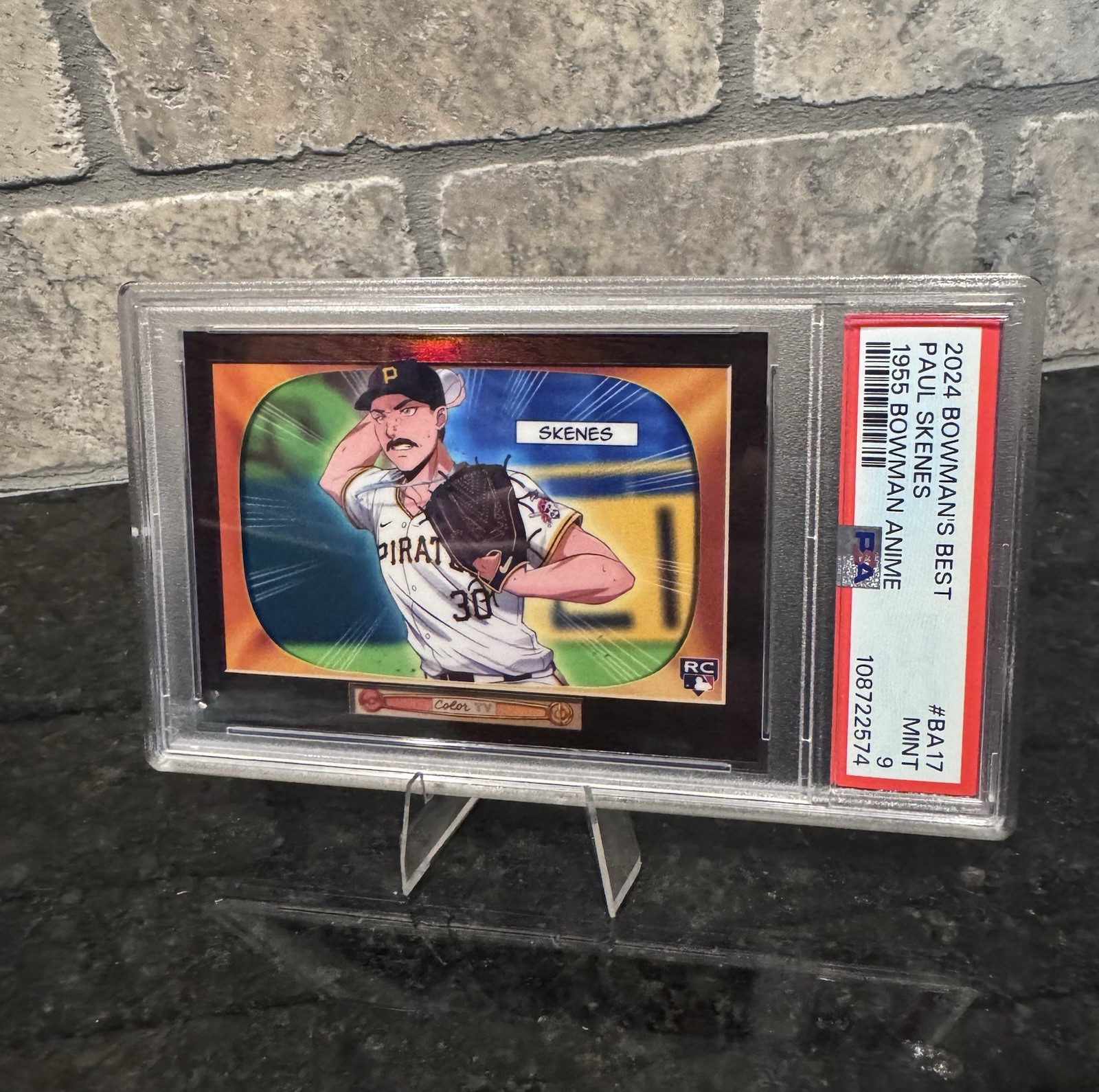 2024 Bowman's Best Paul Skenes 1955 Bowman Anime Rookie #BA-17 PSA 9 RC 🔥 2024 Bowman's Best Paul Skenes 1955 Bowman Anime Rookie #BA-17 PSA 9 RC 🔥
