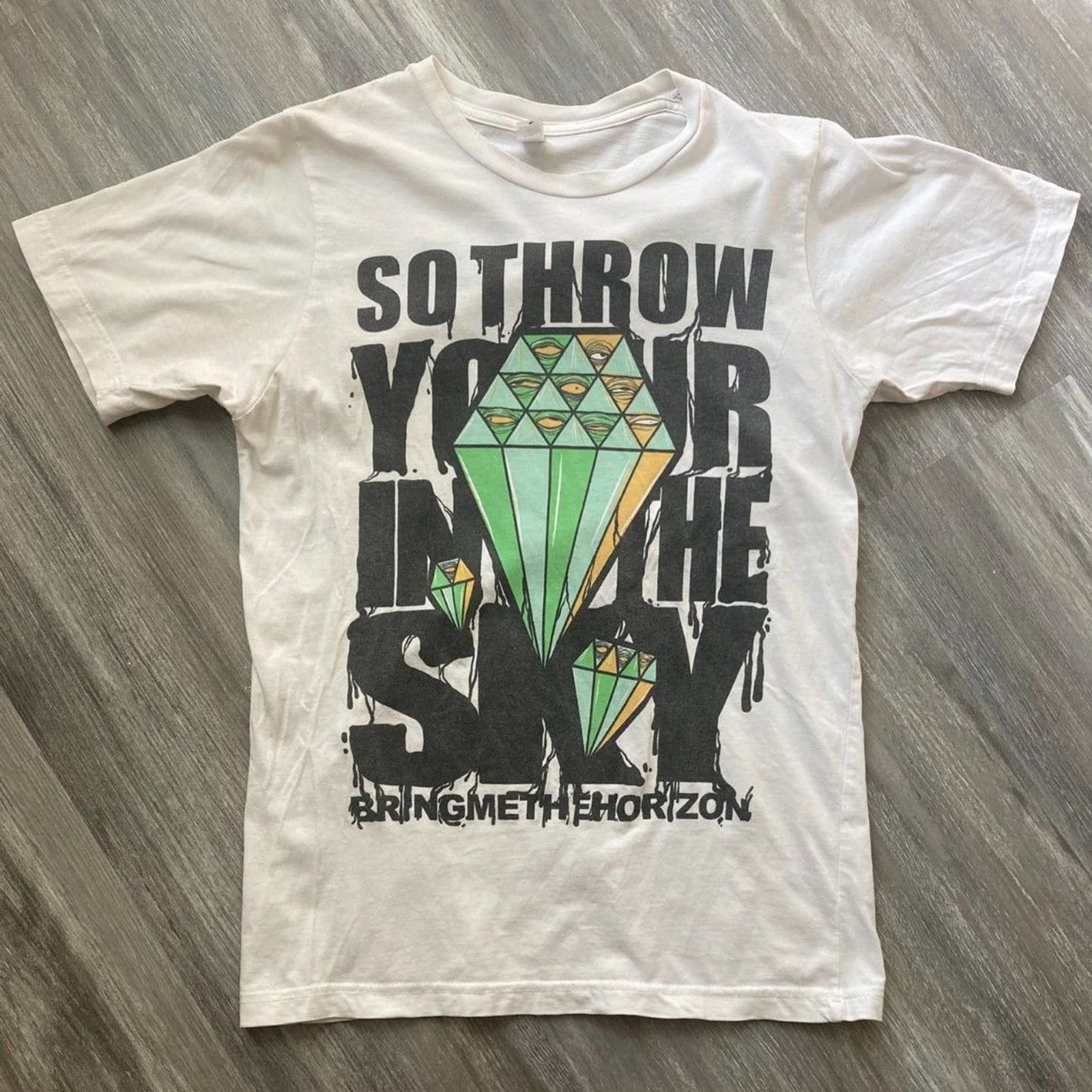 Vintage 2008 Bring Me The Horizon Band Tee Shirt Diamonds Aren\'t Forever BMTH Vintage 2008 Bring Me The Horizon Band Tee Shirt Diamonds Aren\'t Forever BMTH
