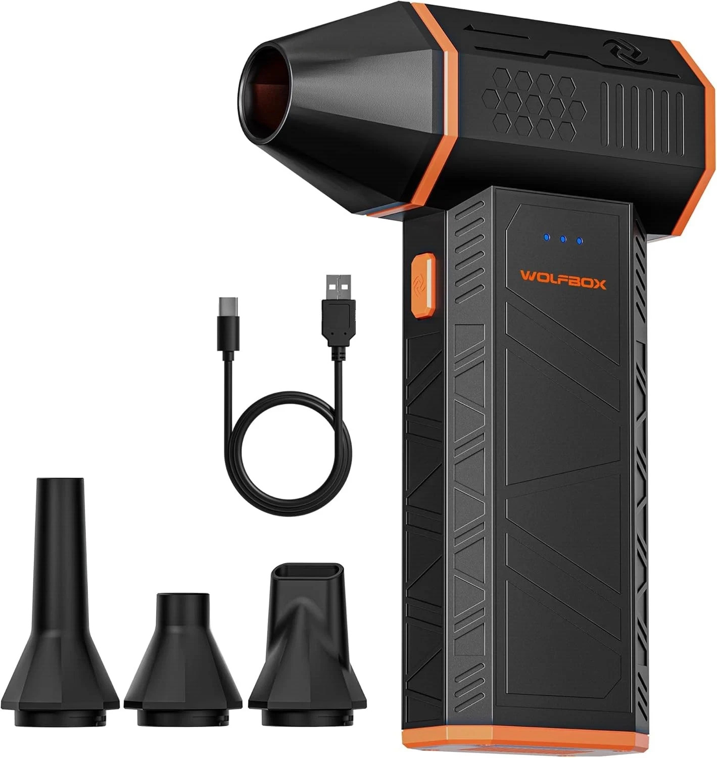 WOLFBOX MF50 Electric Air Duster-Mini Blower Turbo Fan for PC, Toys and Car WOLFBOX MF50 Electric Air Duster-Mini Blower Turbo Fan for PC, Toys and Car
