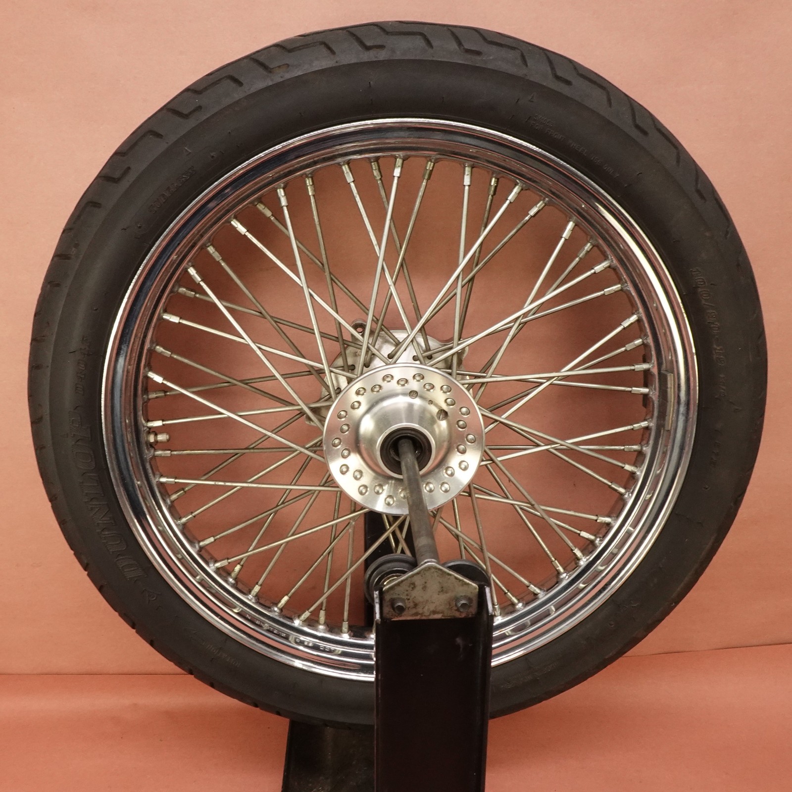 1999-2007 Honda Shadow VT600C VLX 600 Front DUNLOP Tire Rim Wheel 100/90-19 1999-2007 Honda Shadow VT600C VLX 600 Front DUNLOP Tire Rim Wheel 100/90-19