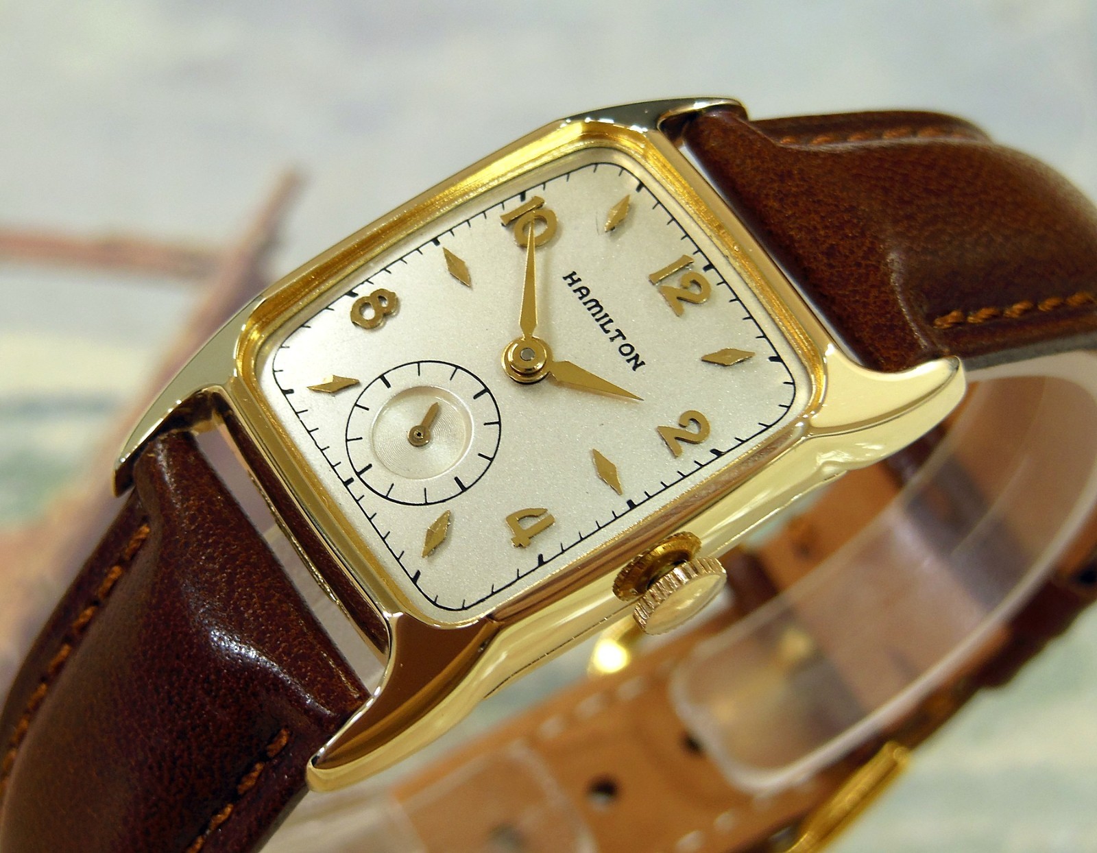 1951 Vintage HAMILTON CRANSTON, Stunning SILVER Dial, Serviced & Warranty