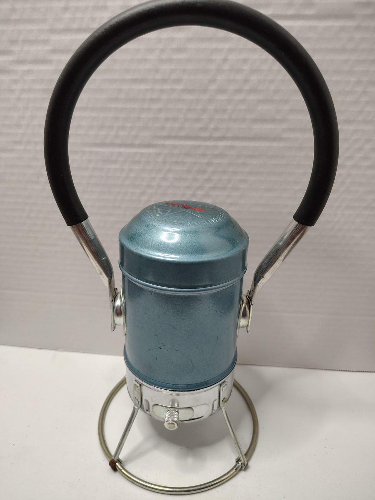 VINTAGE  STAR HEADLIGHT LANTERN CO. Blue Railroad Lantern UNTESTED