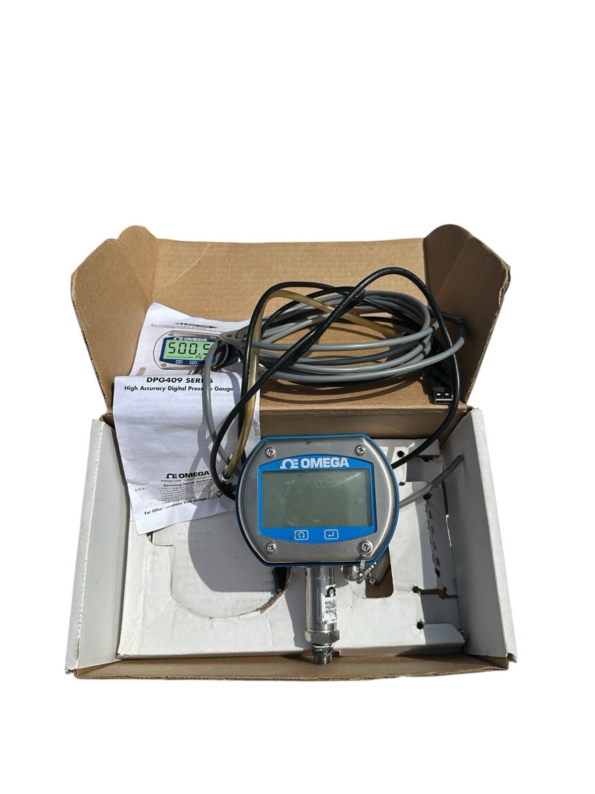 Omega Digital Pressure Gauge DPG409-150A OmegaDyne 150 PSI psia High Accuracy