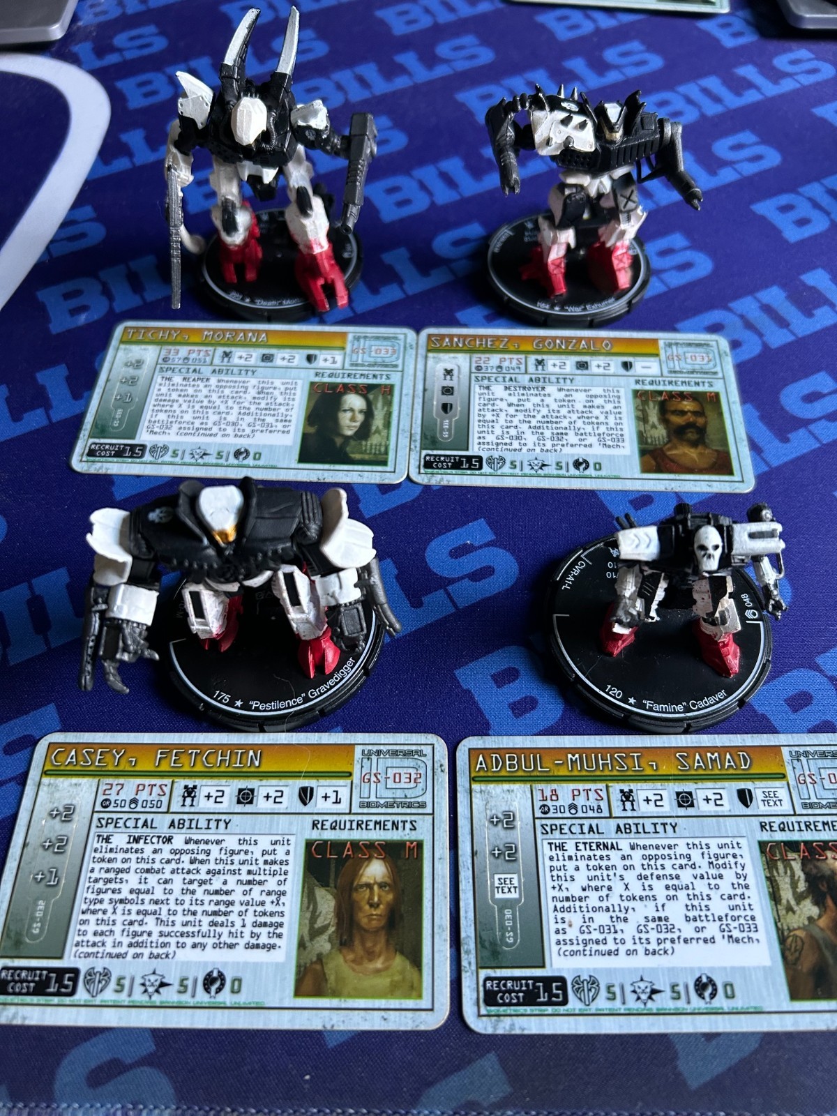 MechWarrior Undead Lance Mech Set (Unique, Rare) w/ Pilot Cards NM MechWarrior Undead Lance Mech Set (Unique, Rare) w/ Pilot Cards NM