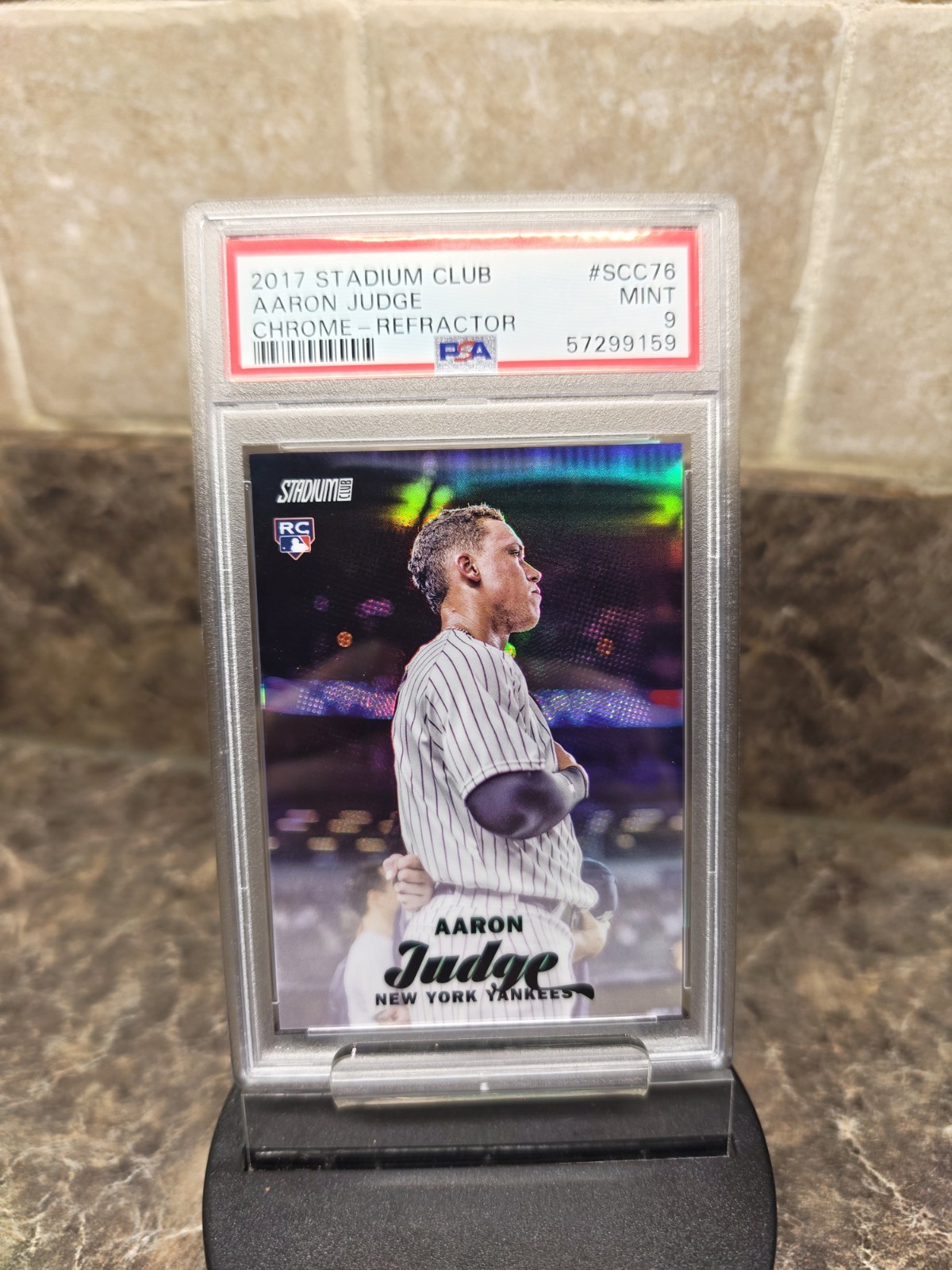 2017 Aaron Judge Stadium Club Chrome - Refractor  MINT 9