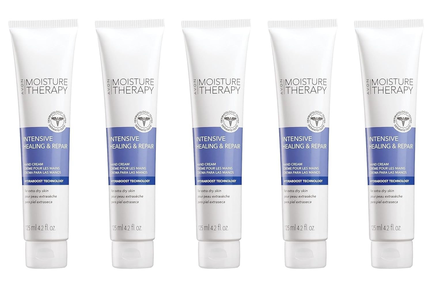 AVON Moisture Therapy Intensive Healing Hand Cream- Lot of 5 - 4.2 fl ozeach AVON Moisture Therapy Intensive Healing Hand Cream- Lot of 5 - 4.2 fl ozeach