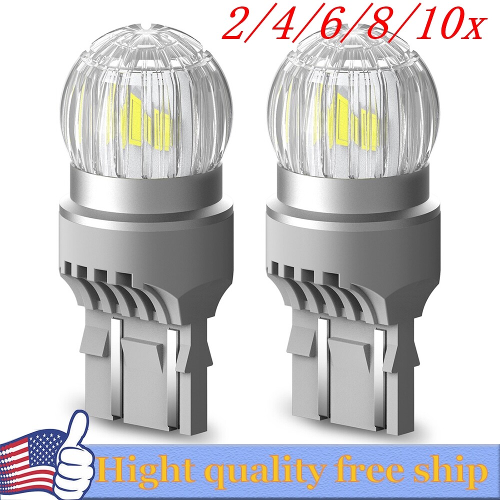 2/4X 7443 7440 LED Park back up Revere Light xenon White car truck bulb 2800Lm