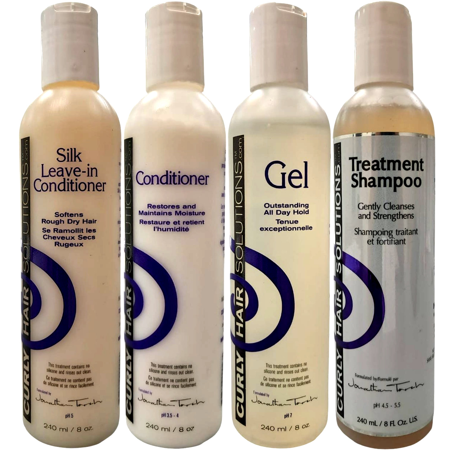 Curl Keeper Treatment Shampoo & Conditioner & Leave in Conditioner &Gel Pack of4