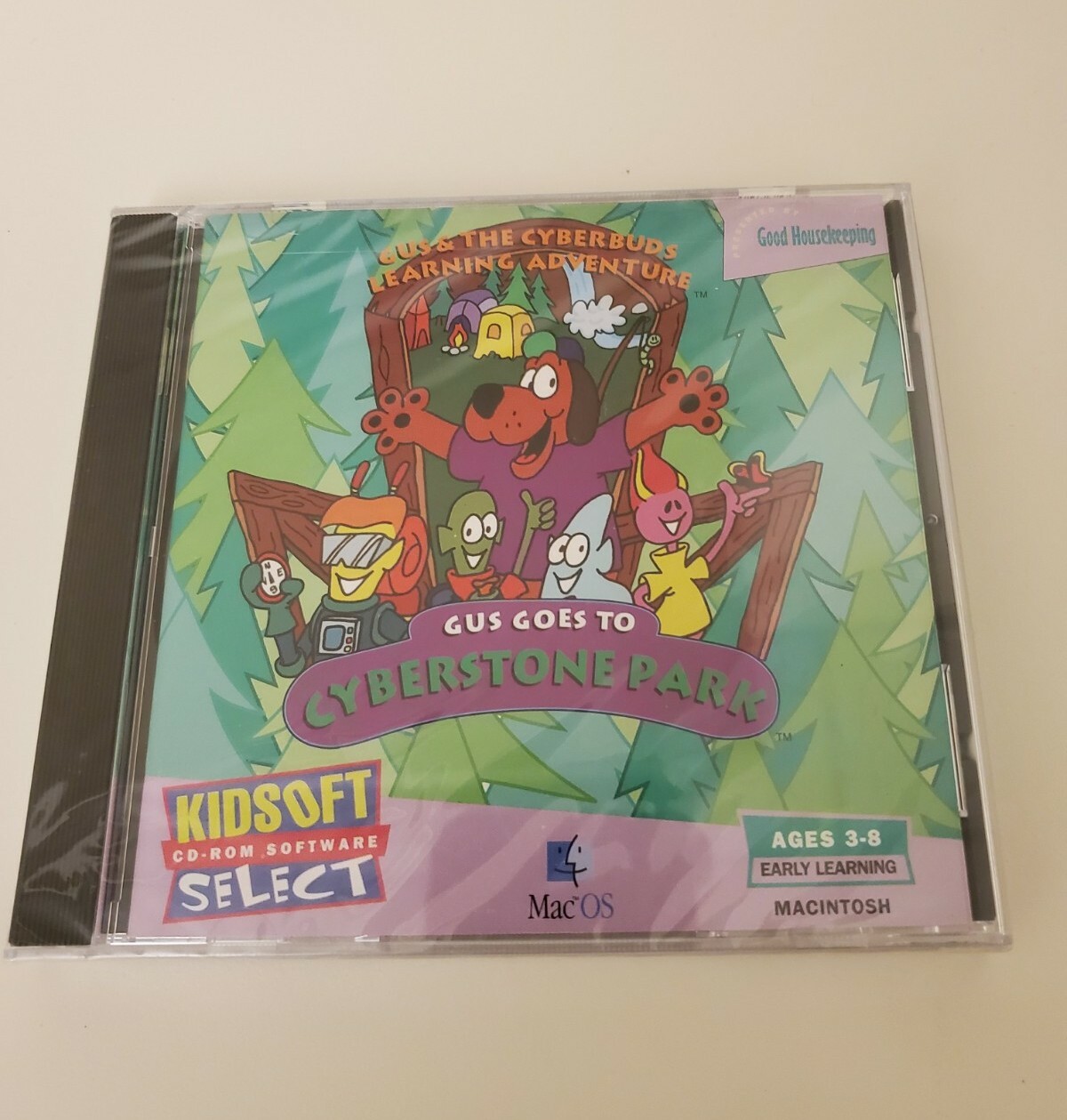 VTG \'95 Kidsoft The Cyberbuds Learning Adventures Ages 3-8 MacOS CD-Rom Software VTG \'95 Kidsoft The Cyberbuds Learning Adventures Ages 3-8 MacOS CD-Rom Software