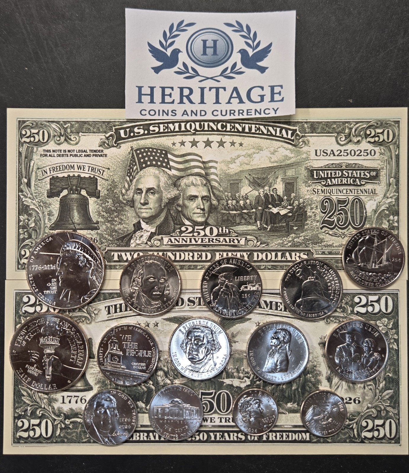 🔥2026 America 250th Anniversary Semi-quincentennial Uncirculated Coin Set