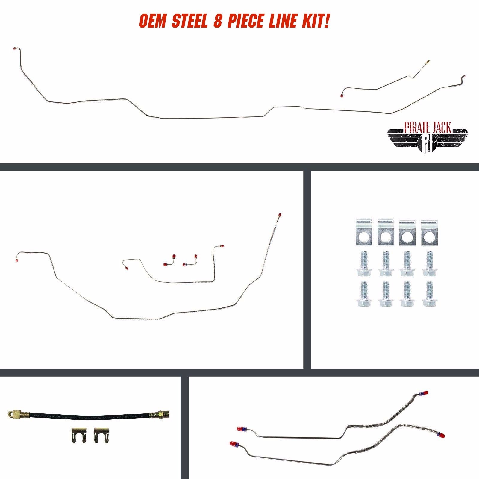 PreBent Original Steel Line Kit, GM 1964-72 A Body\'s PreBent Original Steel Line Kit, GM 1964-72 A Body\'s