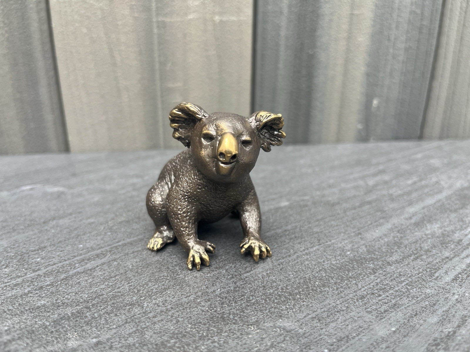 Gorgeous Cute Vintage Bronze Koala Bear With Extraordinary Details Heavy Gorgeous Cute Vintage Bronze Koala Bear With Extraordinary Details Heavy