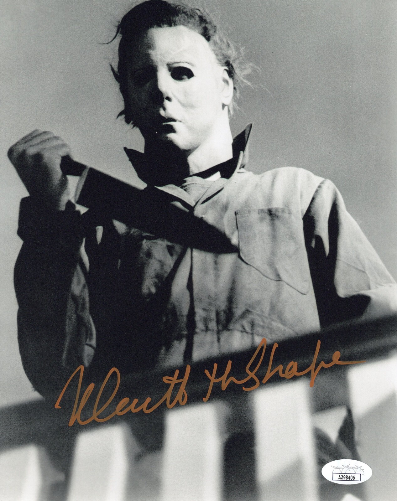 Nick Castle autographed inscribed 8x10 photo Halloween JSA Michael Myers