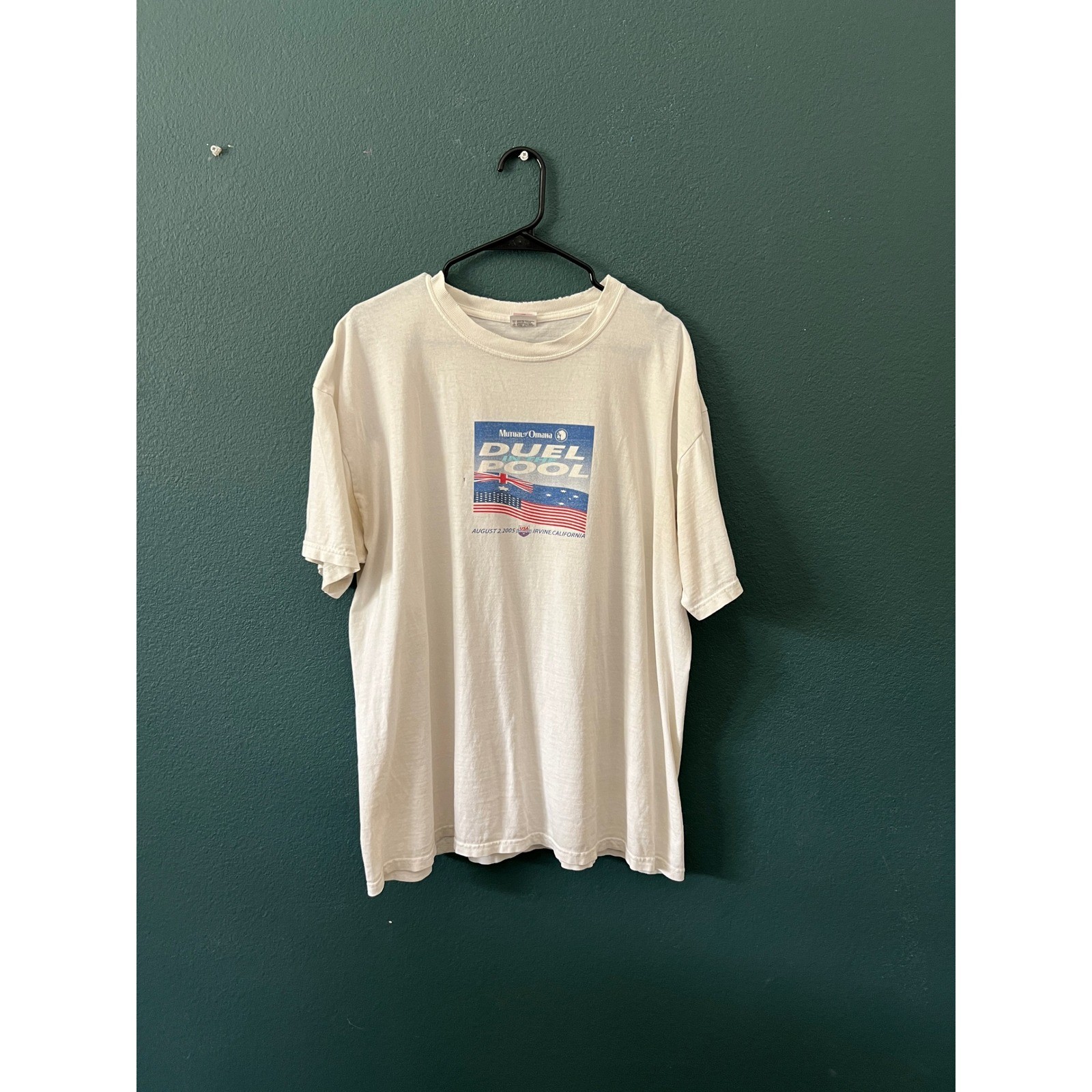 Vintage 05 Mutual of Omaha Duel in the Pool USA Australia T-Shirt Mens XL Vintage 05 Mutual of Omaha Duel in the Pool USA Australia T-Shirt Mens XL