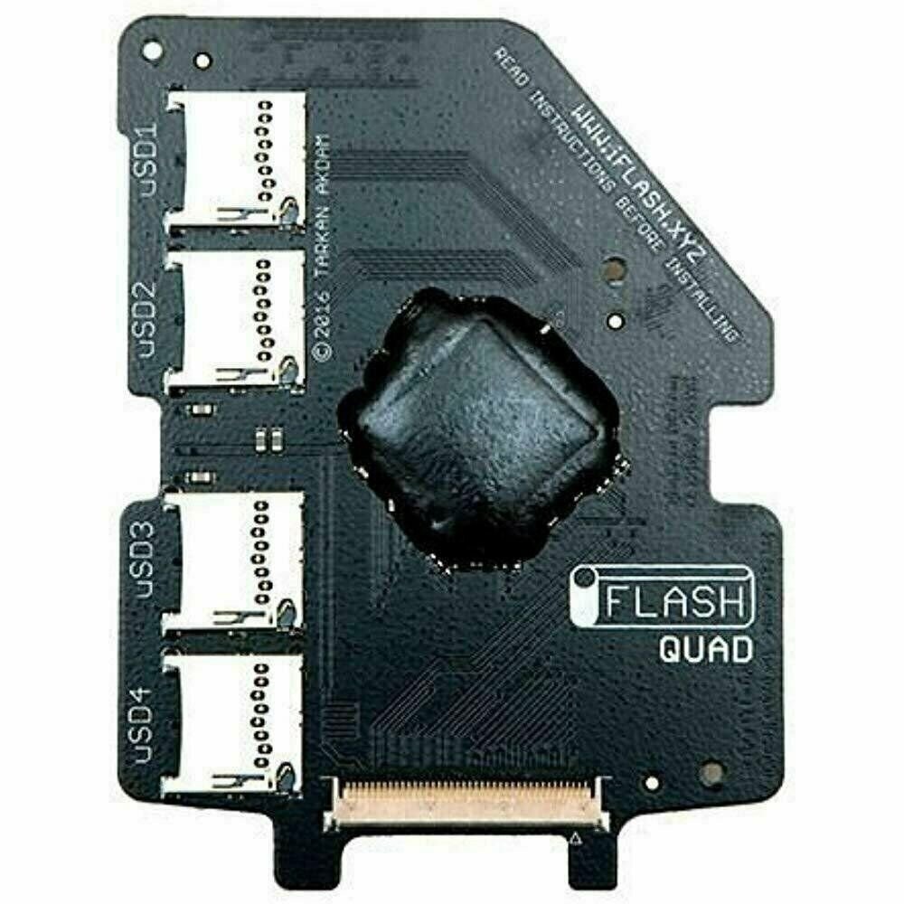 iFlash Quad MicroSD Adapter iPod 5G 6G 7G Video Classic Up to 4x Micro SD Cards iFlash Quad MicroSD Adapter iPod 5G 6G 7G Video Classic Up to 4x Micro SD Cards