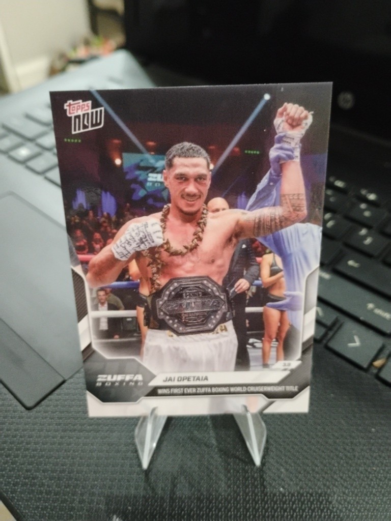2026 Boxing Topps NOW Jai Opetaia 1st Zuffa Cruiserweight Card ZJAI 2026 Boxing Topps NOW Jai Opetaia 1st Zuffa Cruiserweight Card ZJAI
