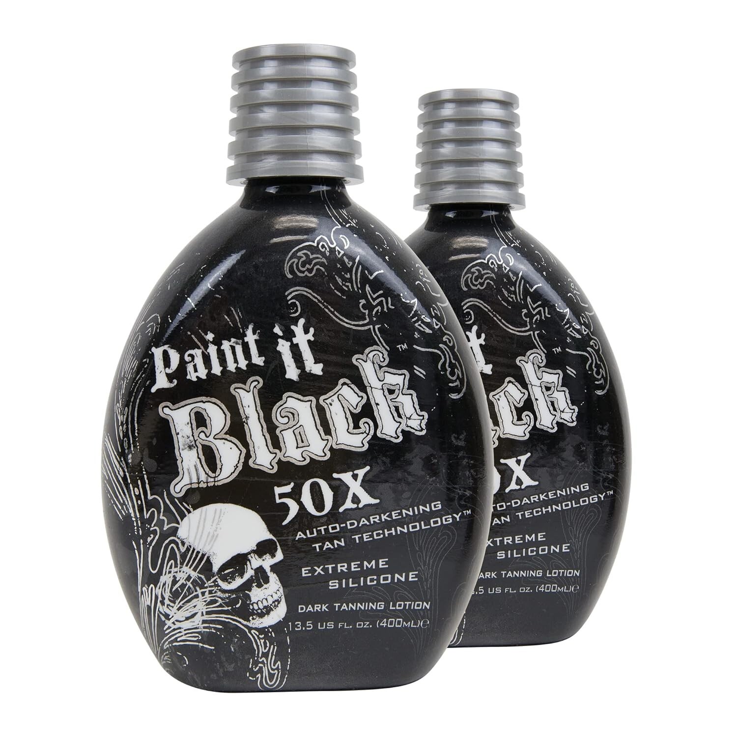 Millenium Tanning New Paint It Black Auto-darkening Dark Tanning Lotion 2 Pack