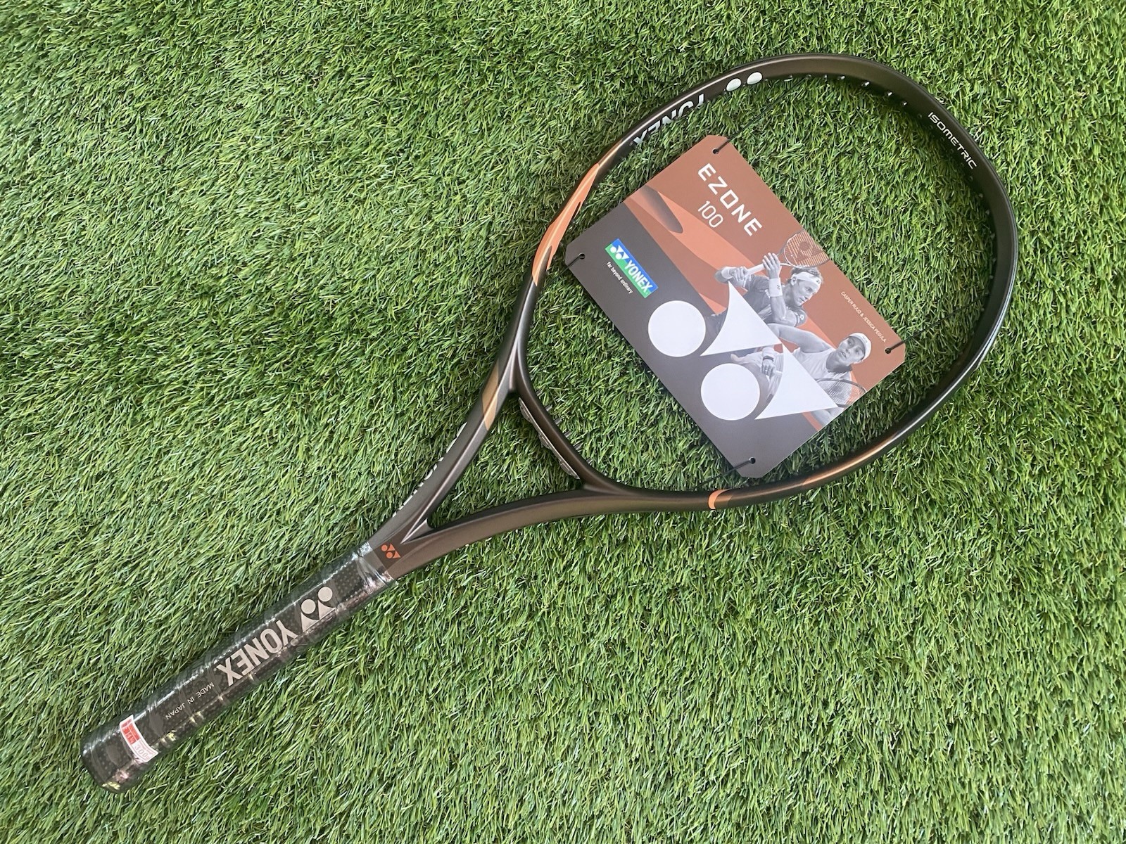 Yonex Ezone 100 Espresso Brown Tennis Racquet 4 1/4 NEW 2026 Free Overgrips