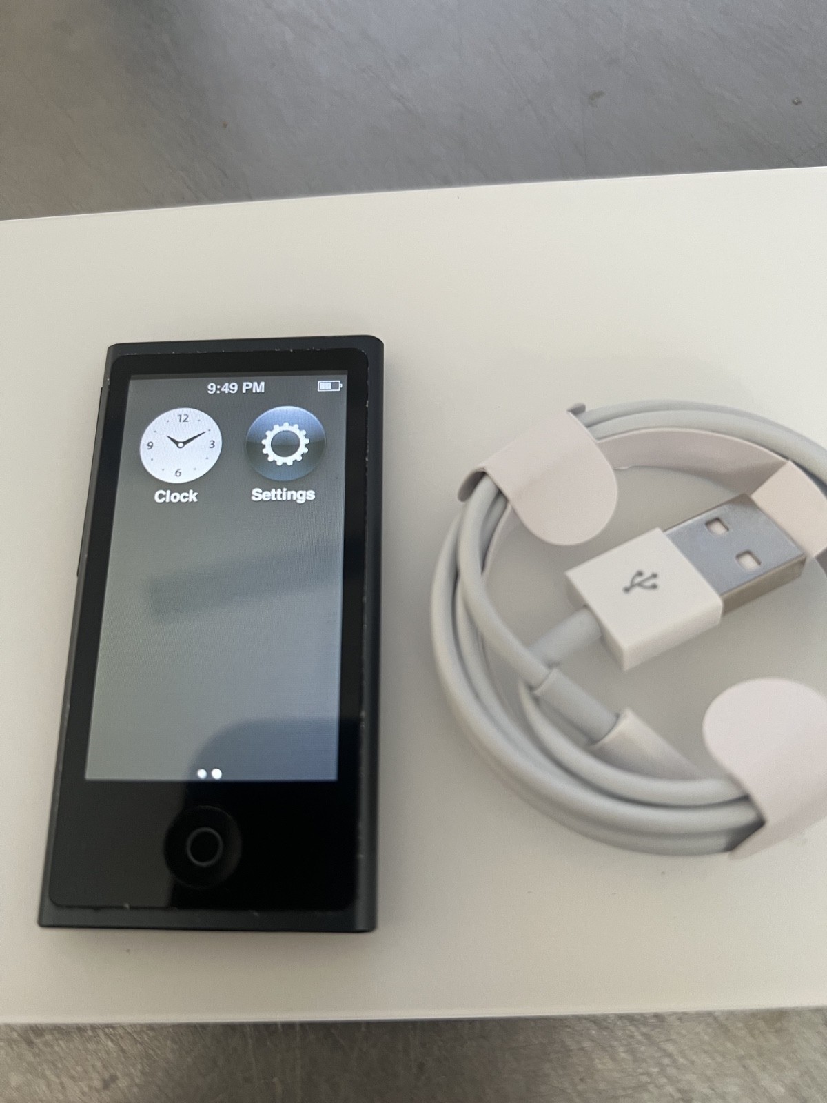 Apple iPod nano 7th Generation Slate Gray  (16 GB) New Battery Installed.