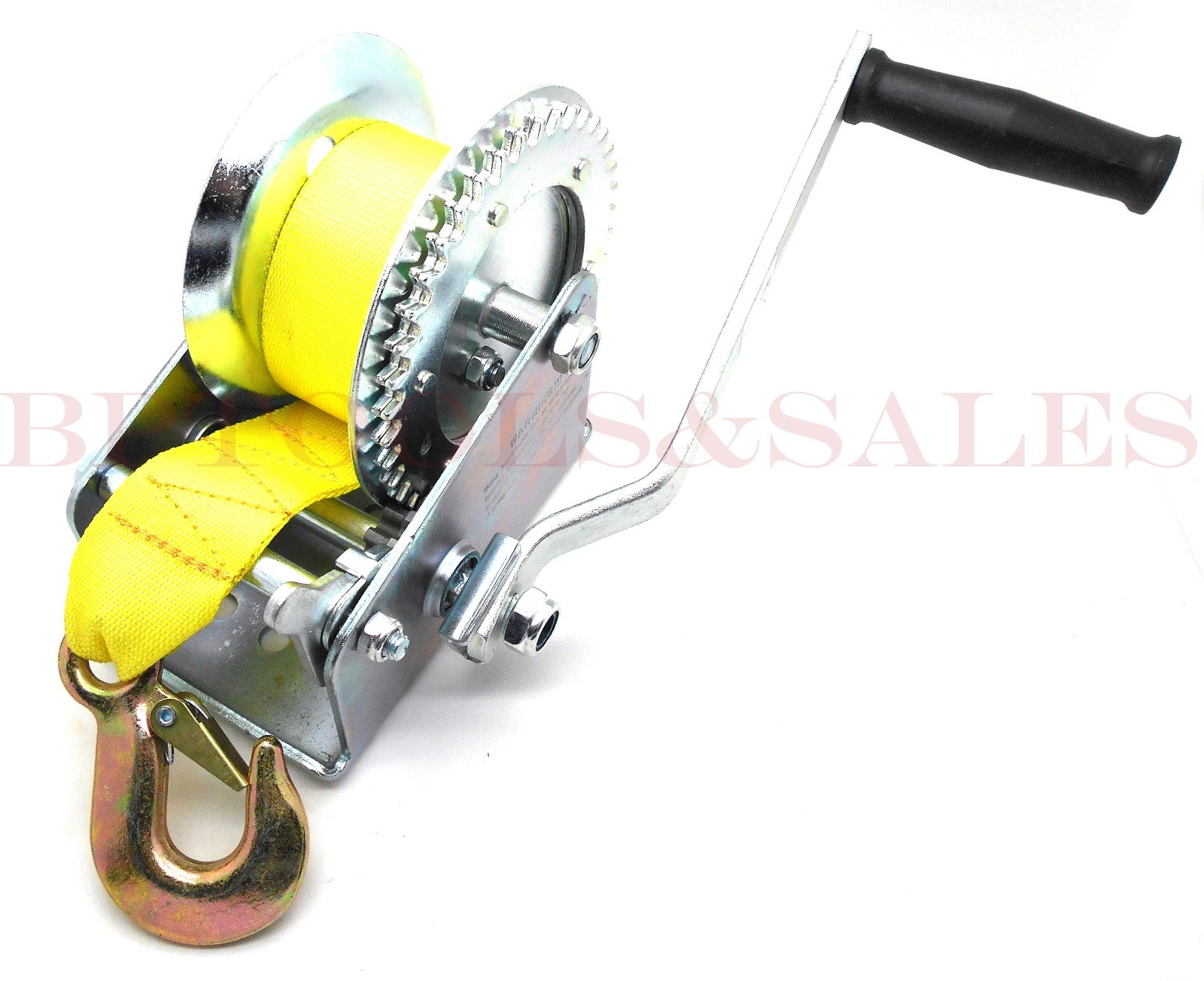 2000lb Hand Winch Hand Crank Strap Heavy Duty Winch ATV Jet Ski Trailer Boat NEW 2000lb Hand Winch Hand Crank Strap Heavy Duty Winch ATV Jet Ski Trailer Boat NEW