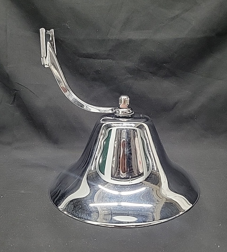 Perko fog bell 8 inch chrome finish new without box / Boat Fog Bell # 3844 Perko fog bell 8 inch chrome finish new without box / Boat Fog Bell # 3844