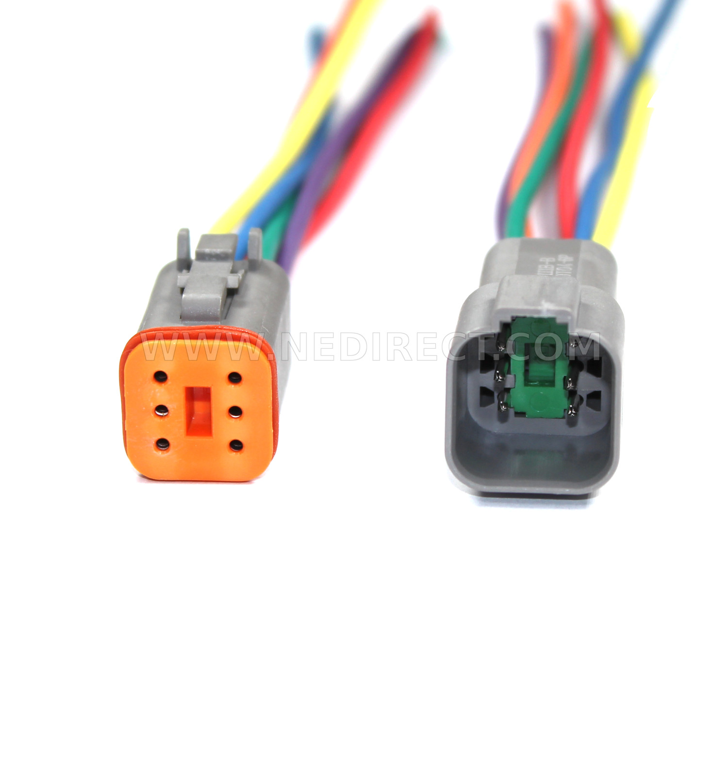 12 AWG Assembled Deutsch 6 Pin waterproof  6\