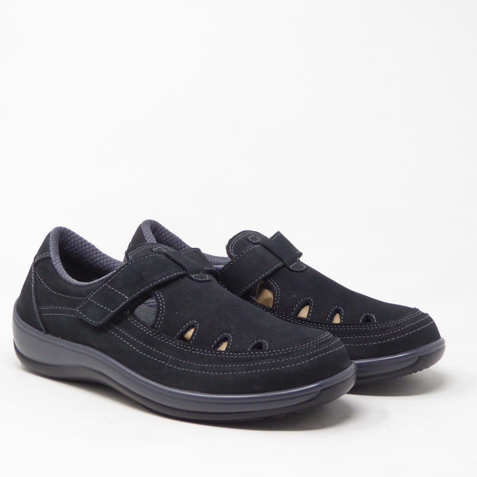 Orthofeet Women Serene T Strap Shoes Black Leather Hook Loop Fisherman Size 7.5 Orthofeet Women Serene T Strap Shoes Black Leather Hook Loop Fisherman Size 7.5