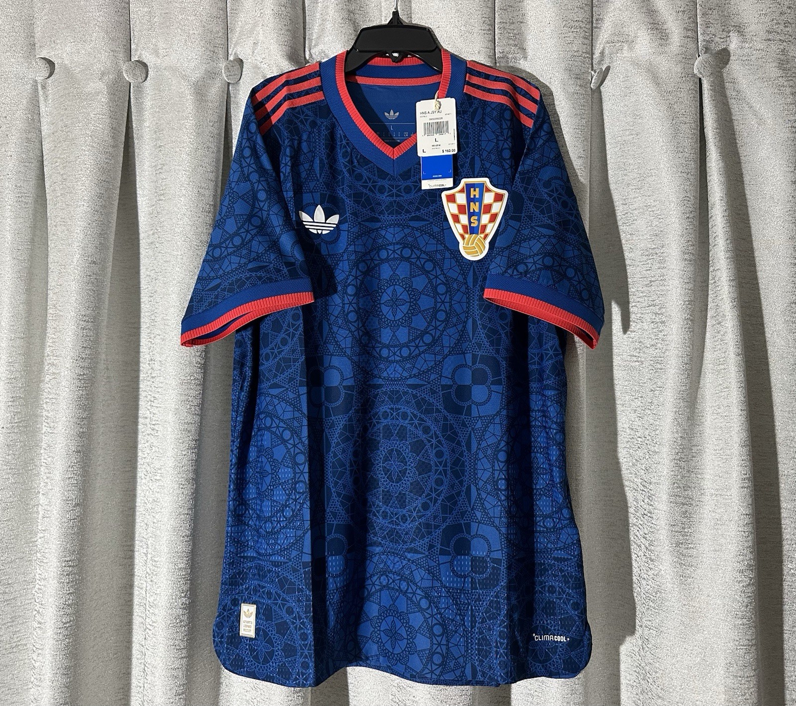 Croatia 26/27 Away Adidas Climacool+ Authentic Jersey Size L NWT KF4671 Croatia 26/27 Away Adidas Climacool+ Authentic Jersey Size L NWT KF4671