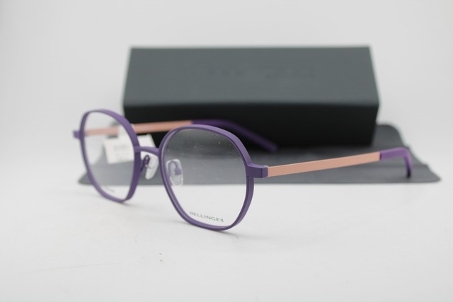 NEW BELLINGER DENMARK BOLDLINE-4 C.6017 PURPLE PINK AUTHENTIC EYEGLASSES 49-17