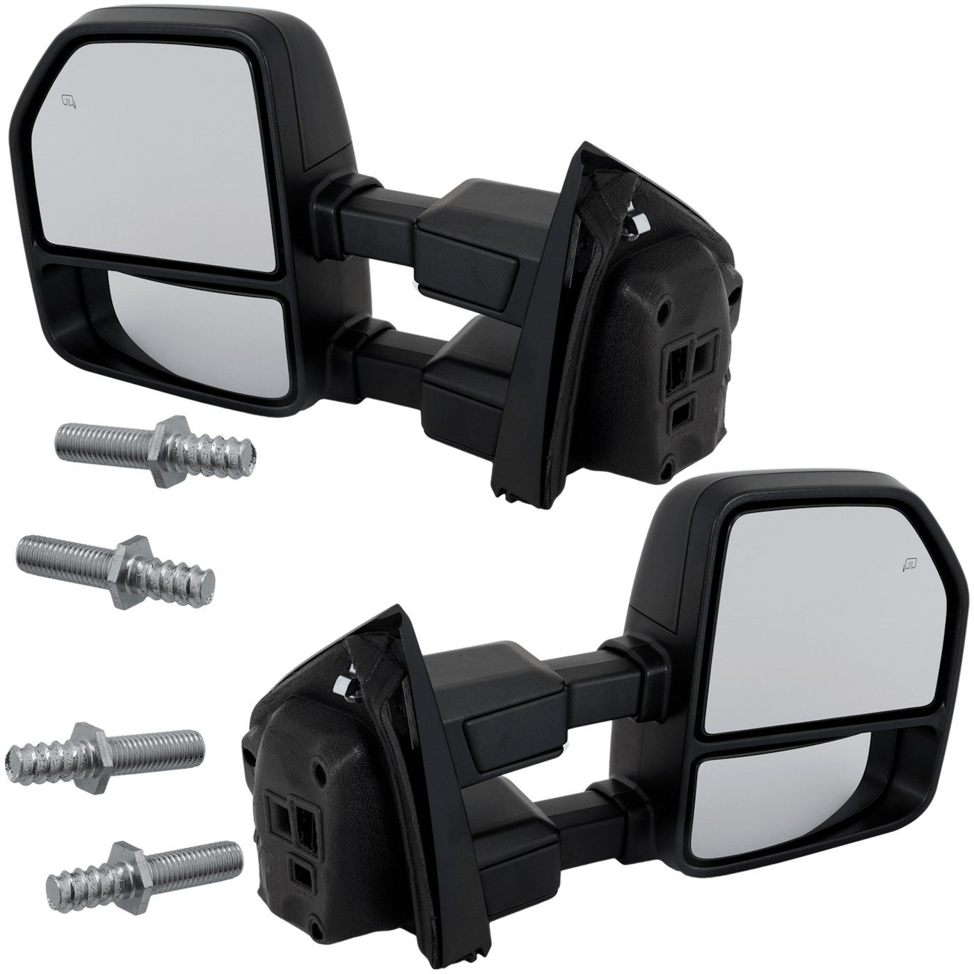 Towing Mirrors Set of 2  Driver & Passenger Side Heated for F350 Truck F250 Pair