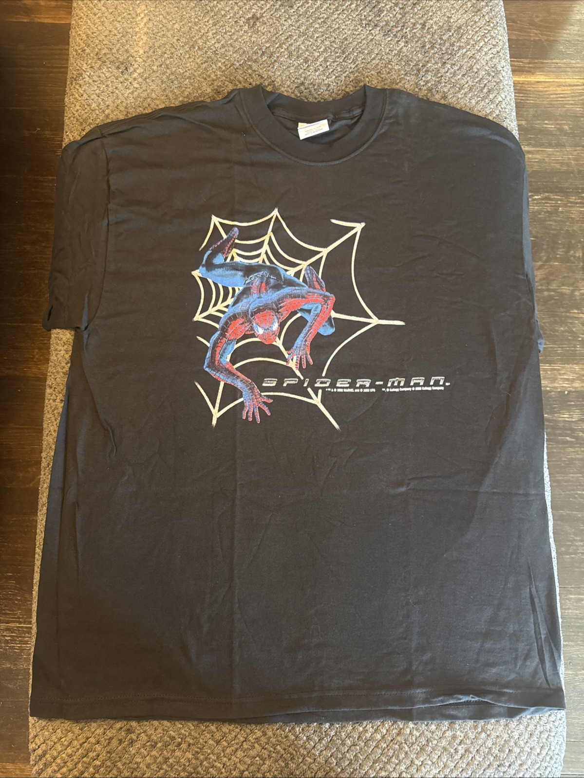 2002 Y2K Spider-Man Movie Promo T-Shirt Men’s XL Kellogg’s Pop Tarts Vtg NWOT 2002 Y2K Spider-Man Movie Promo T-Shirt Men’s XL Kellogg’s Pop Tarts Vtg NWOT