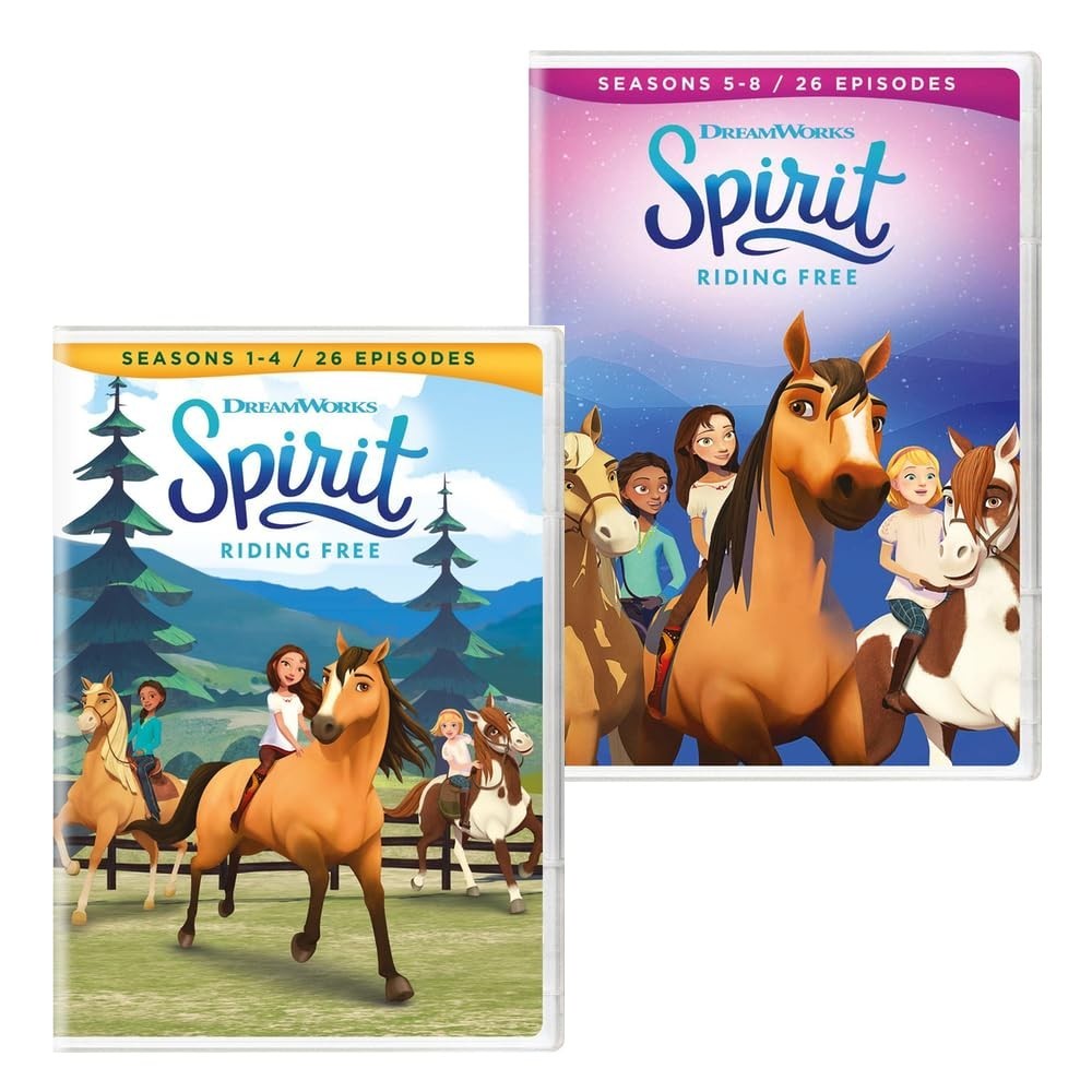 Spirit - Riding Free Complete Series 1-8 DVD New Spirit - Riding Free Complete Series 1-8 DVD New