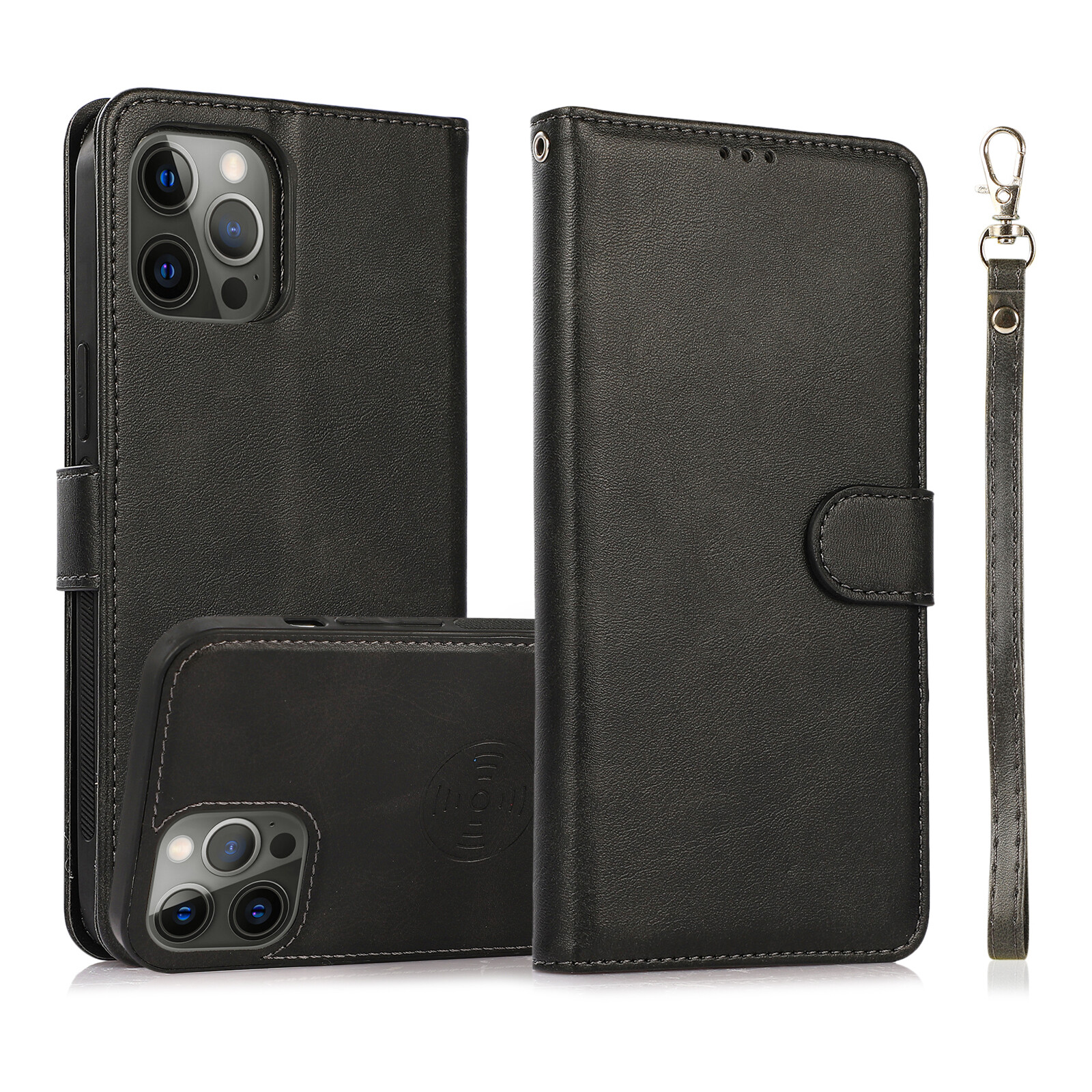 Detachable Magnetic Leather Wallet Case For iPhone 18 17 16 Pro Max 15 14 13 12