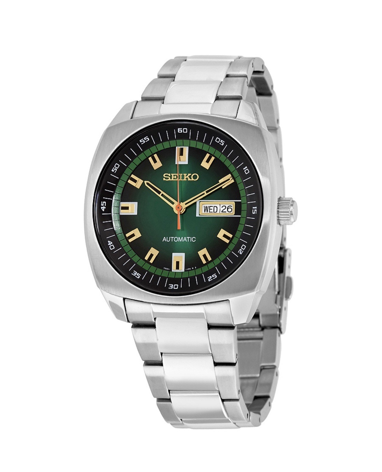 Seiko Recraft Automatic Green Dial Stainless Steel Men's Watch SNKM97 Seiko Recraft Automatic Green Dial Stainless Steel Men's Watch SNKM97