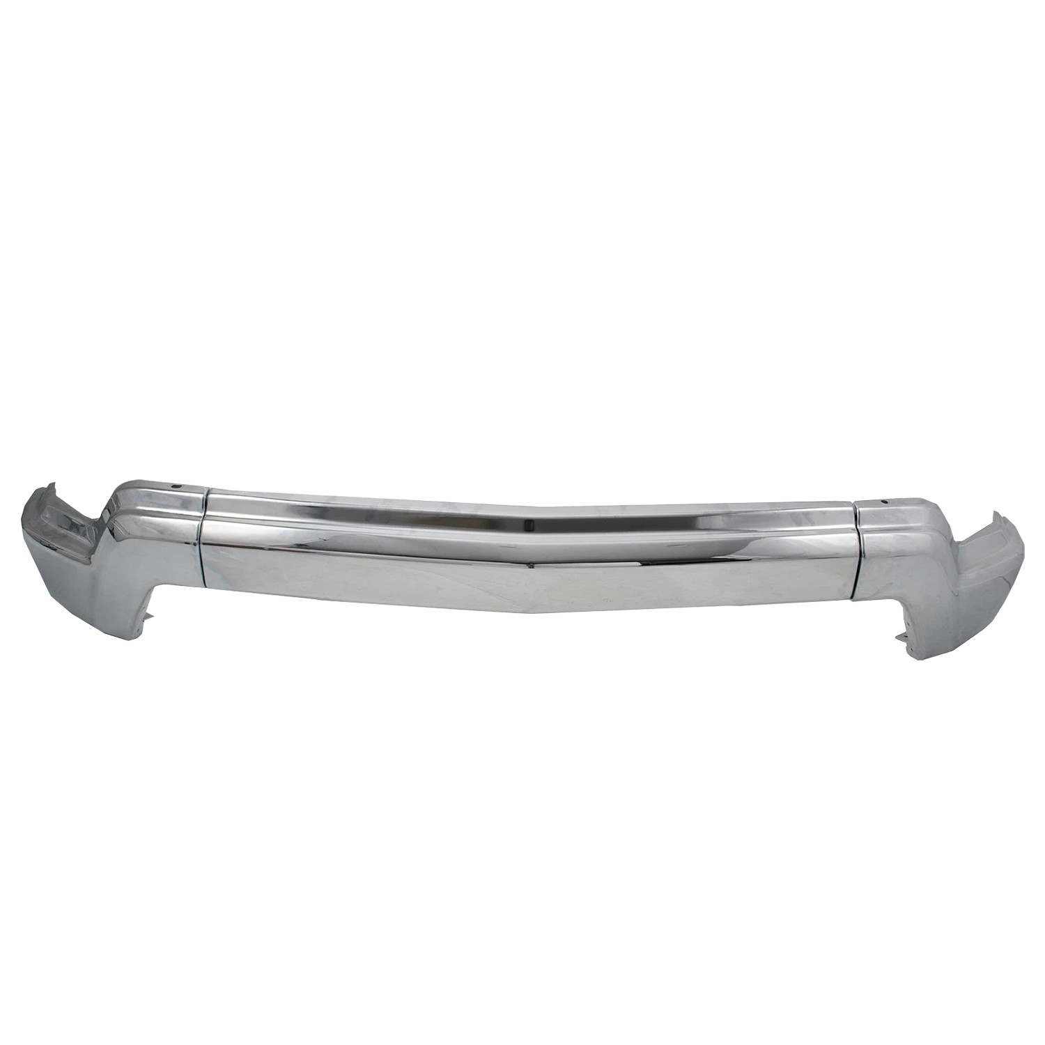 Split Chrome Front Bumper Kit W/O Sensor Holes For 2022-2024 Silverado 1500