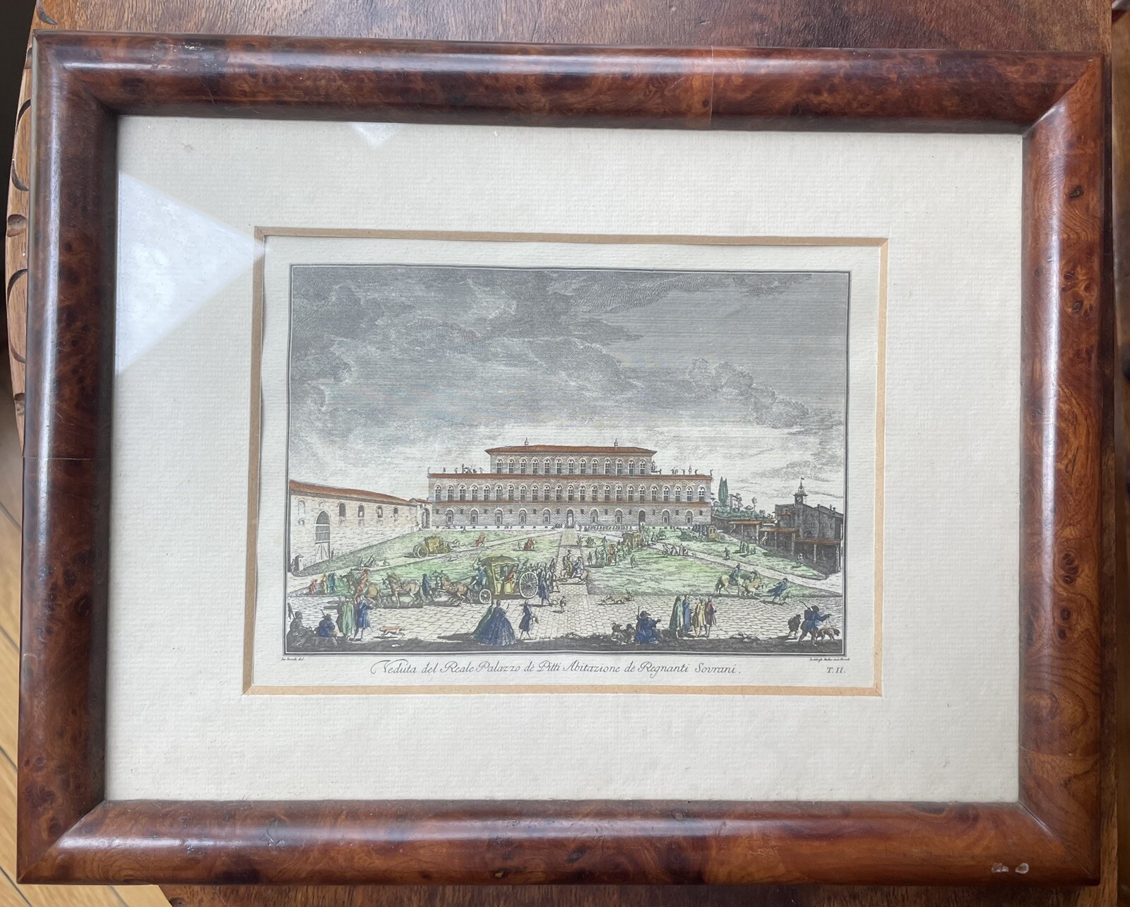 Beautiful burl wood frame Beautiful burl wood frame