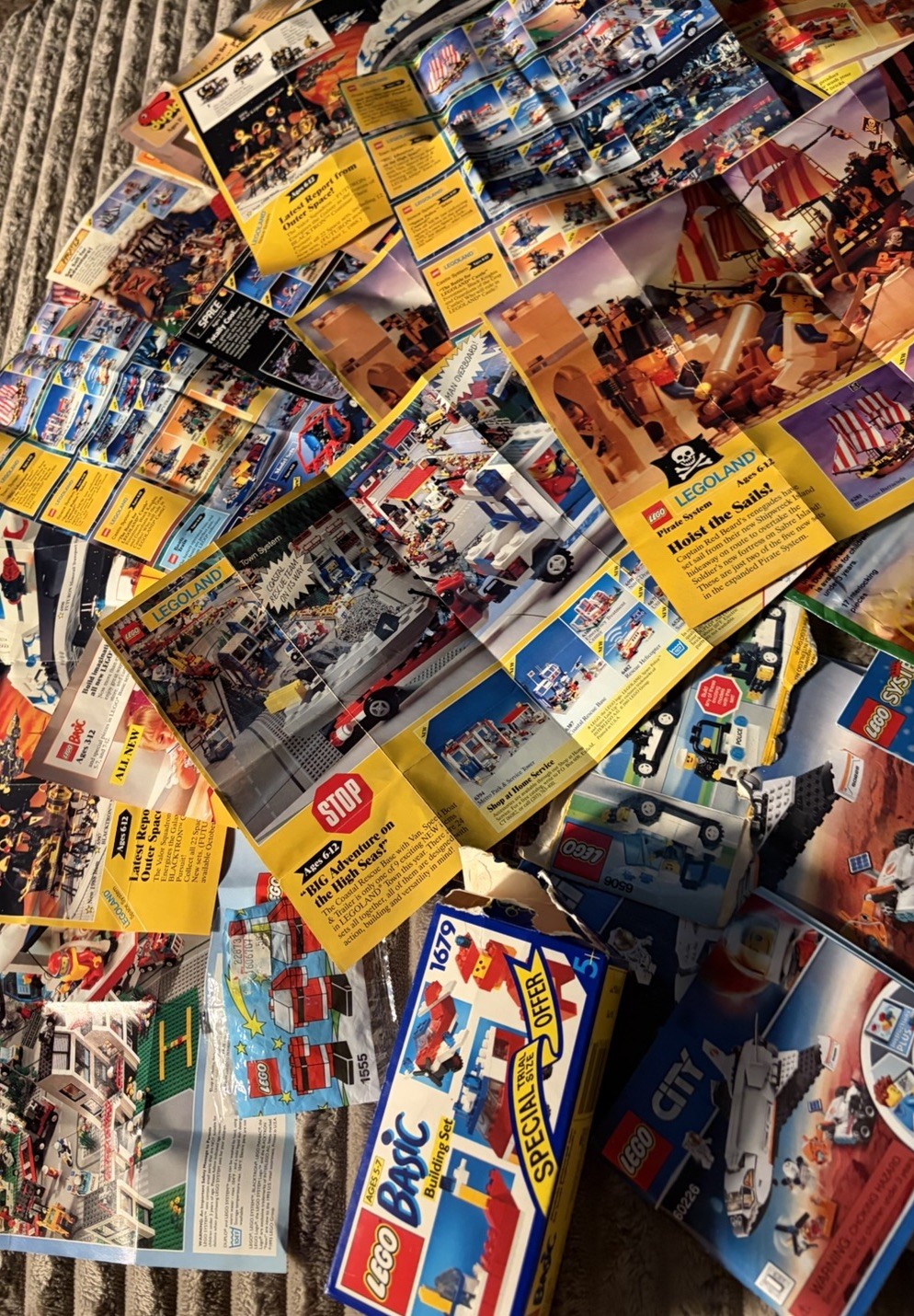 Lego Vintage System Instruction Manuals Promotional Folders 80\'s /90\'s Legoland Lego Vintage System Instruction Manuals Promotional Folders 80\'s /90\'s Legoland
