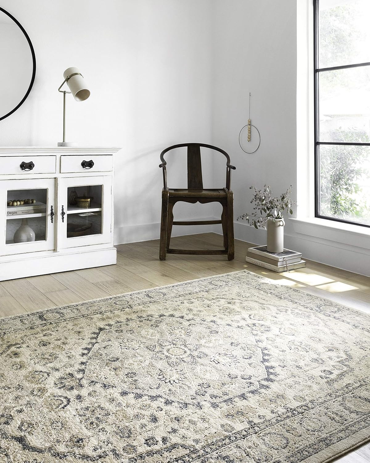 Loloi II Teagan Collection TEA-01 Natural/Lt. Grey 6\'-7\