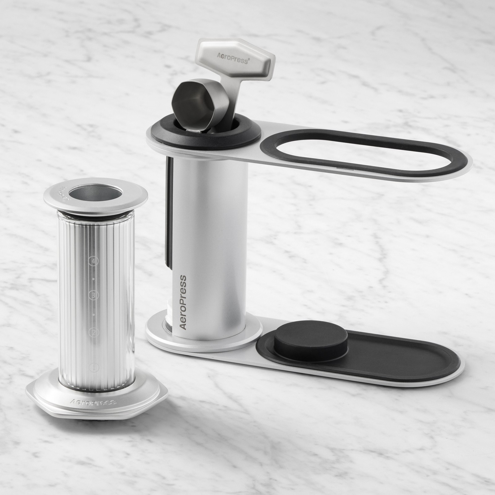 AeroPress Premium Coffee Press & Stainless-Steel Organizer AeroPress Premium Coffee Press & Stainless-Steel Organizer