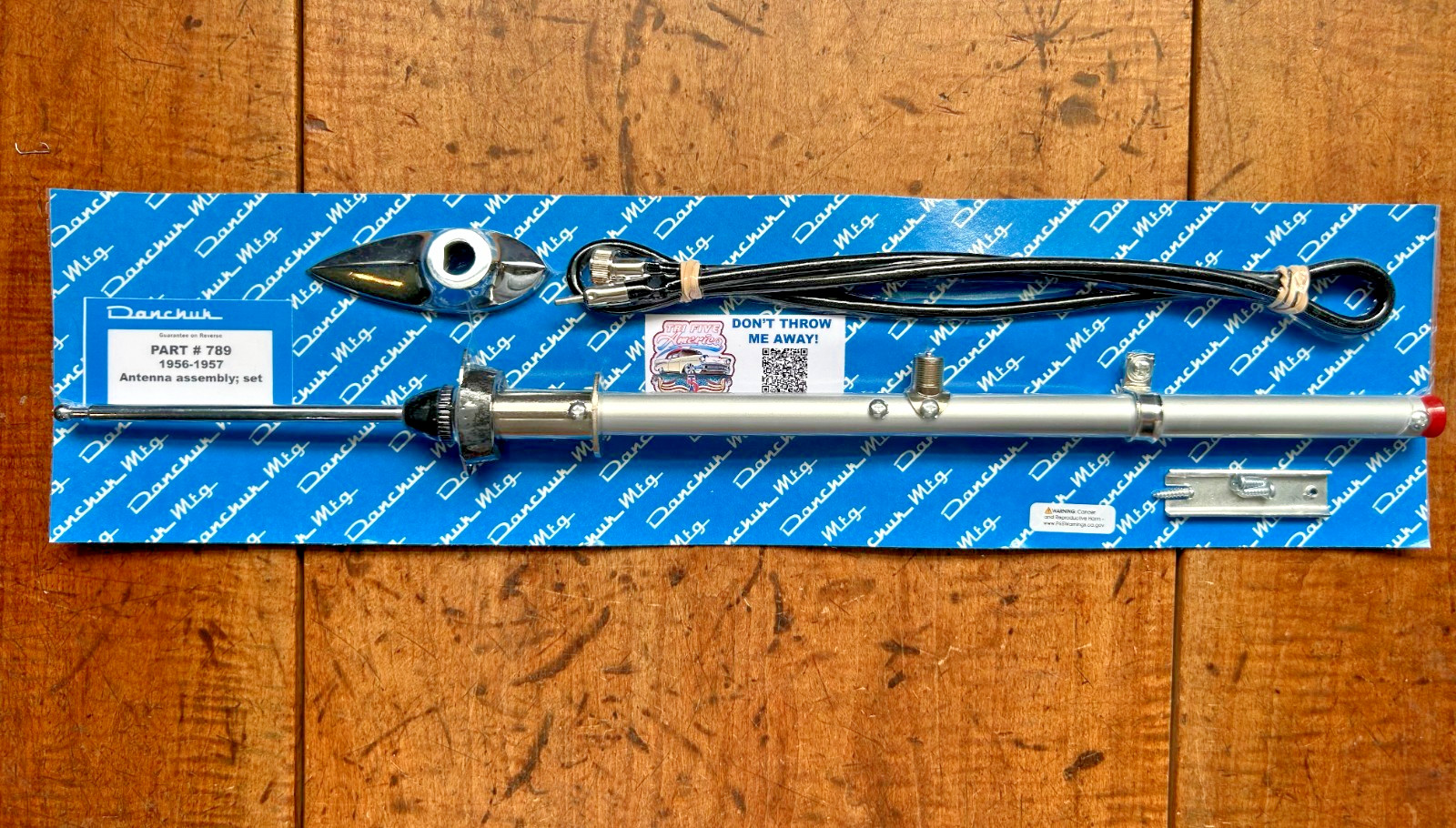56 57 Chevy Antenna Assembly NEW Danchuk 1956 1957 Chevrolet 56 57 Chevy Antenna Assembly NEW Danchuk 1956 1957 Chevrolet