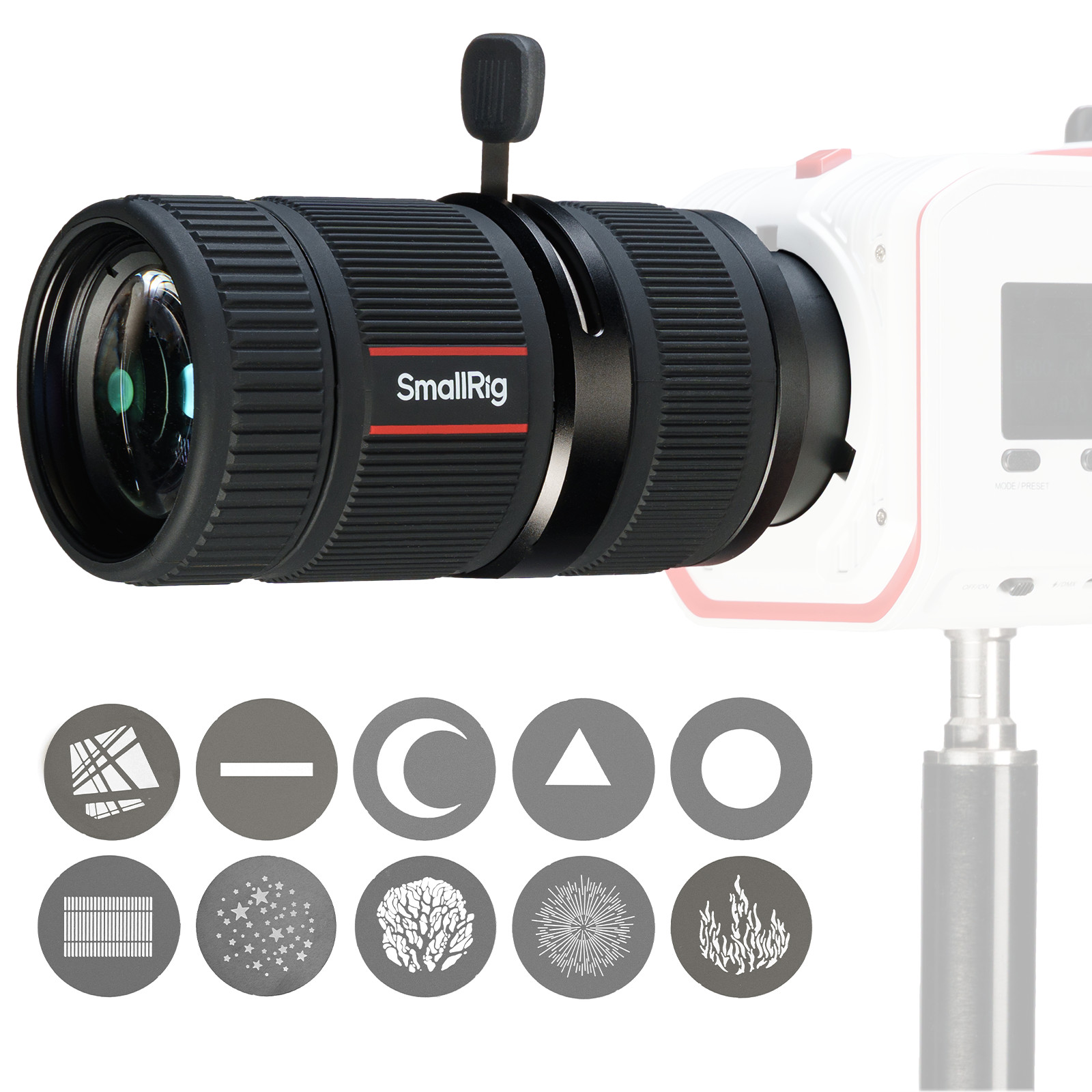 SmallRig mini Spotlight Various Special Spotlight Effects with Carry Bag SmallRig mini Spotlight Various Special Spotlight Effects with Carry Bag