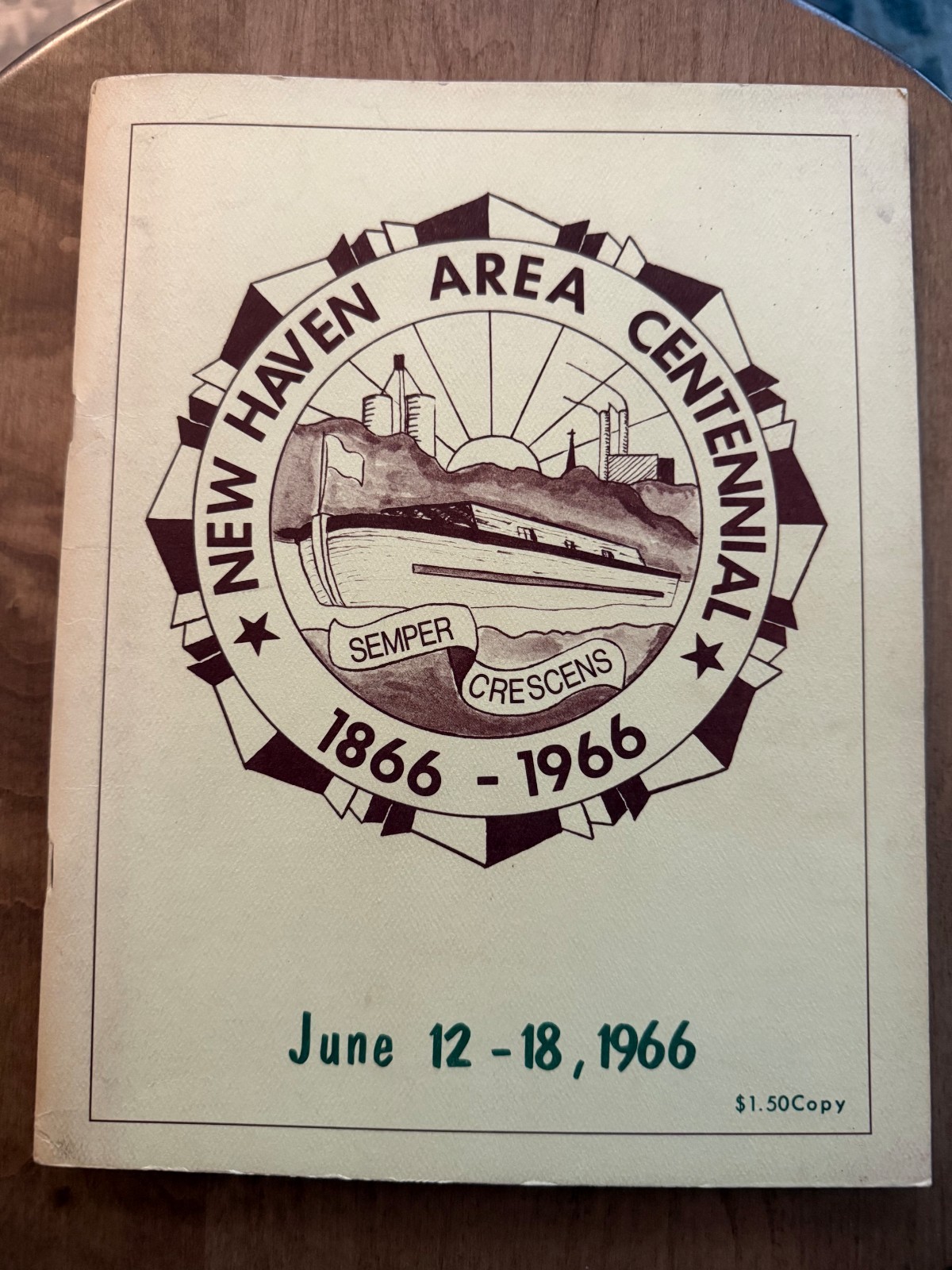 Vintage 1966 Program Souvenir New Haven Indiana Area Centennial 1866-1966 Vintage 1966 Program Souvenir New Haven Indiana Area Centennial 1866-1966