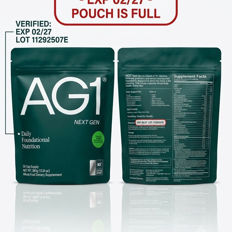AG1 Athletic Greens Next Gen Daily Foundational Nutrition 390g 30-Day Supply AG1 Athletic Greens Next Gen Daily Foundational Nutrition 390g 30-Day Supply
