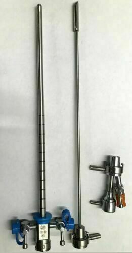 Cystoscope Sheath 22 Fr With Bridge-1 Set(Complete Length 27 cm and Working)