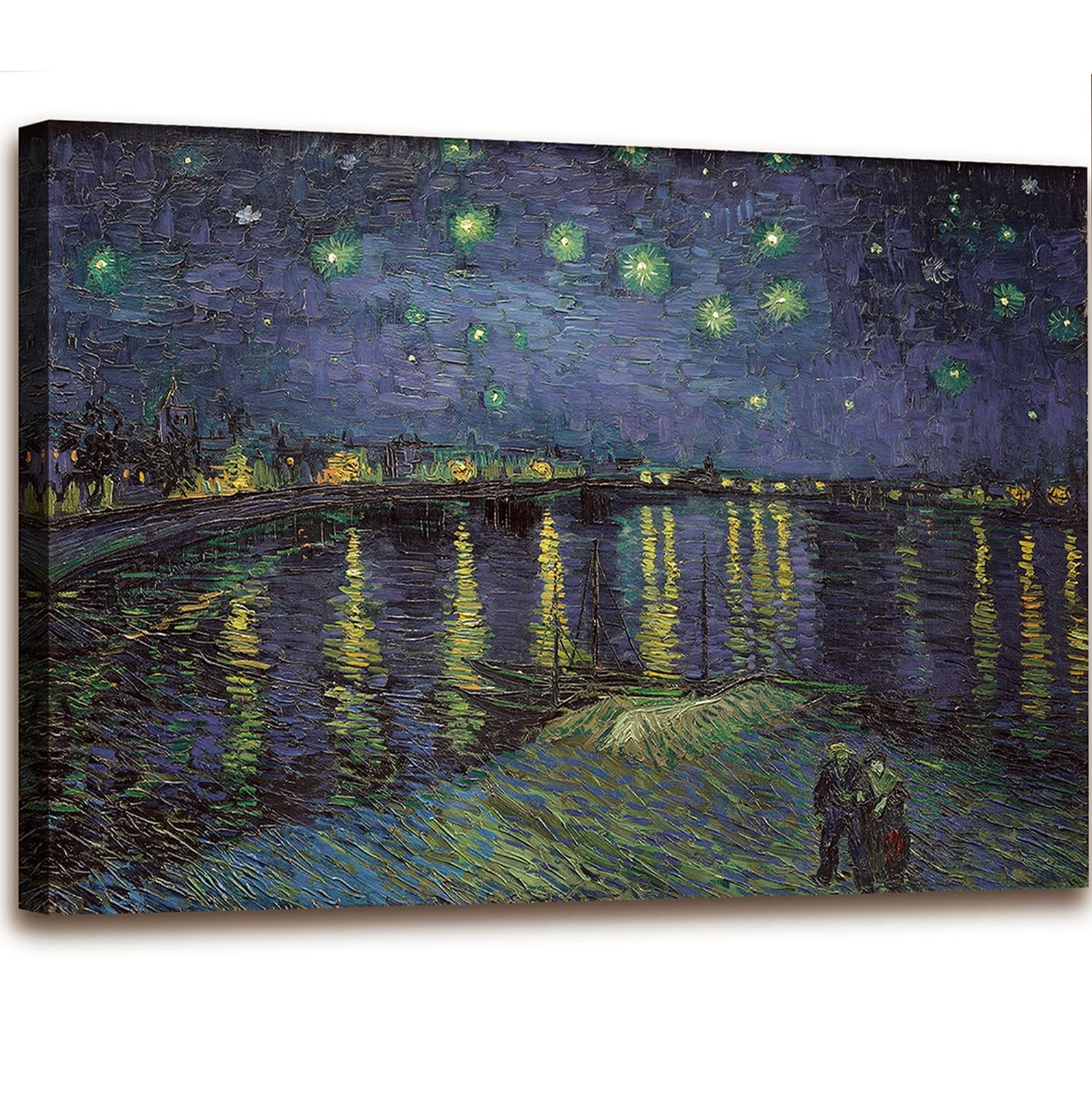 weiyiart Starry Night Over the Rhone by Van Gogh Classic Oil Paintings Reproduct weiyiart Starry Night Over the Rhone by Van Gogh Classic Oil Paintings Reproduct