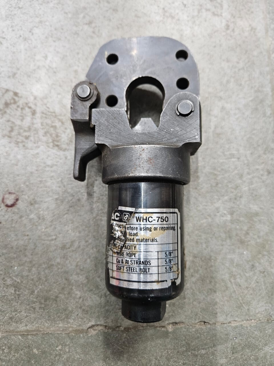 ENERPAC WHC-750 HYDRAULIC CUTTERHEAD