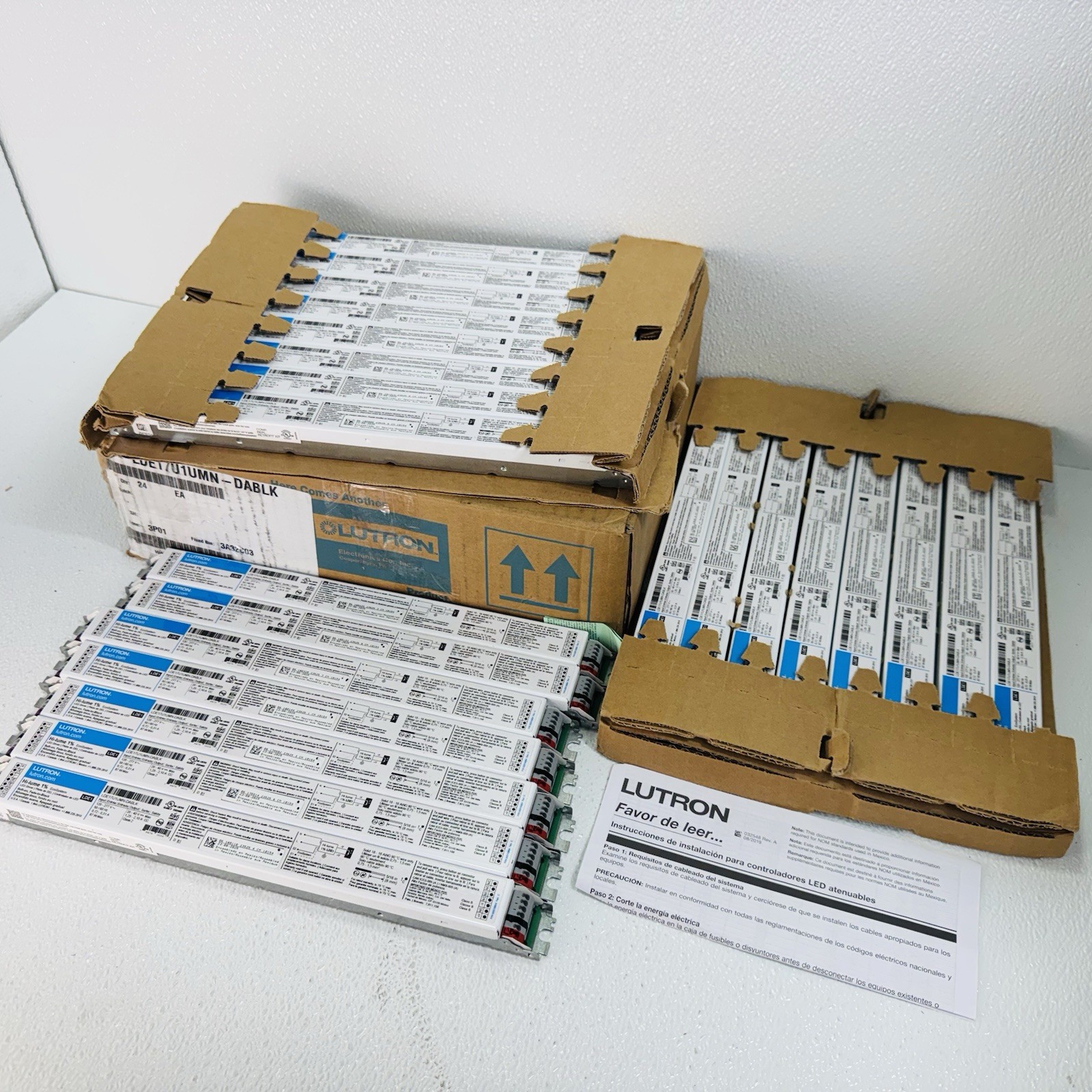 Lot Of 23 - Lutron LDE17U1UMN-DABLK Hi-Lume 1% LED DRIVER Fade to Black 120-277V Lot Of 23 - Lutron LDE17U1UMN-DABLK Hi-Lume 1% LED DRIVER Fade to Black 120-277V